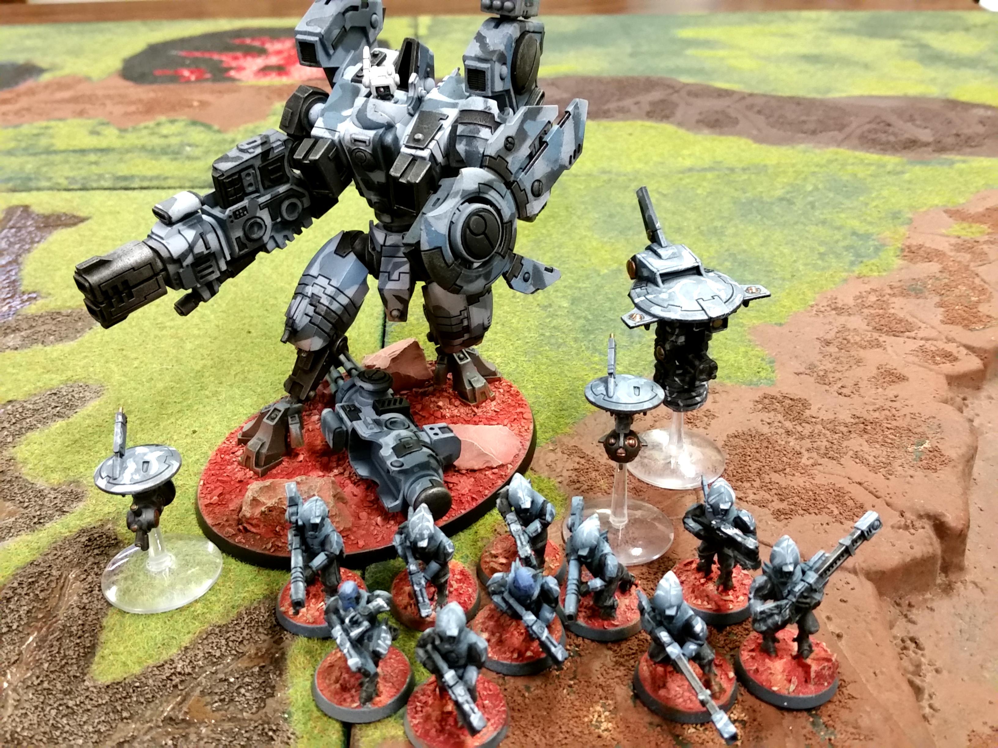 Tau Riptide xv104 and pathfinder team