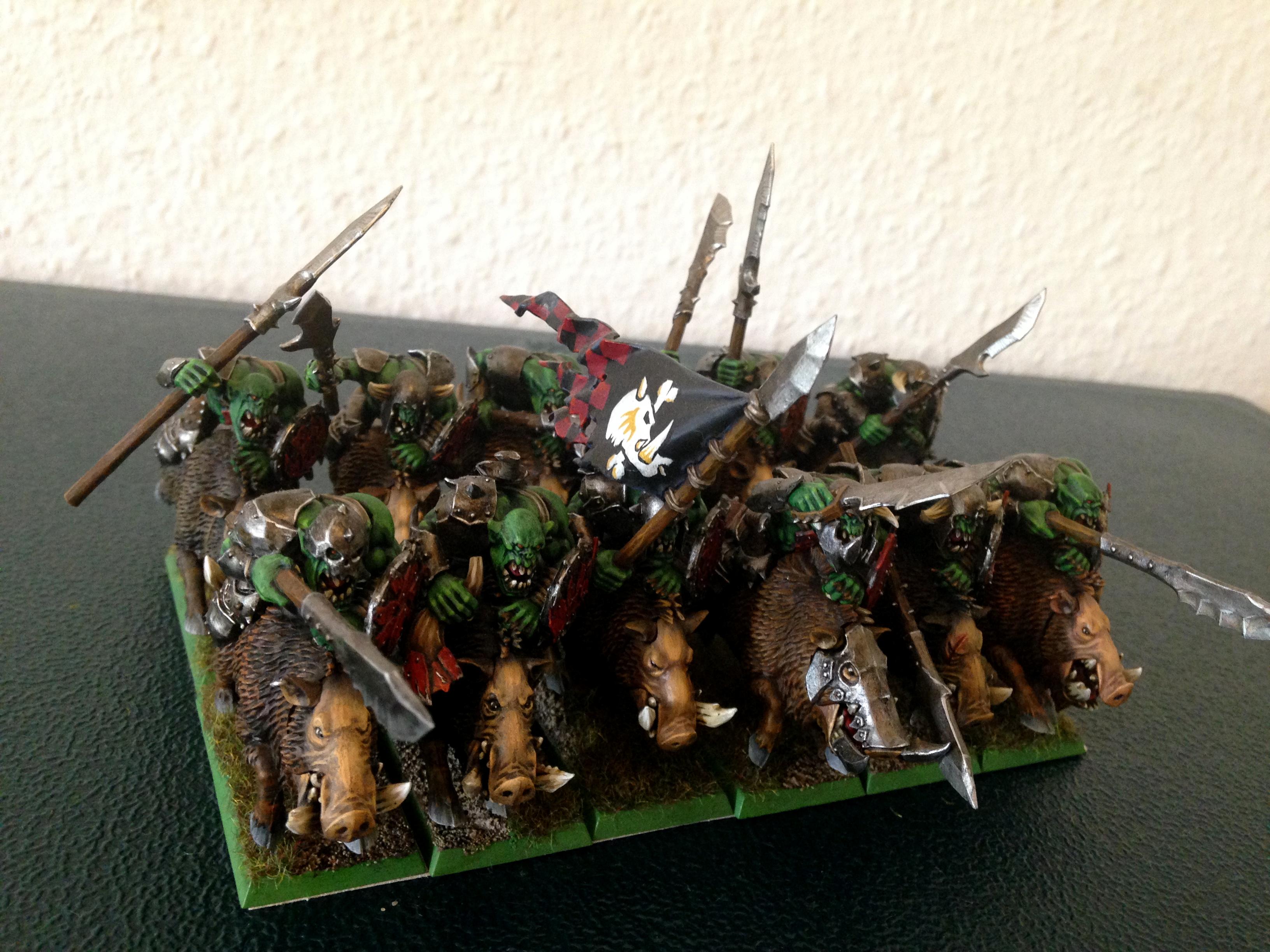 Orc Boar Boyz, Orcs, Orcs And Goblins, Warhammer Fantasy