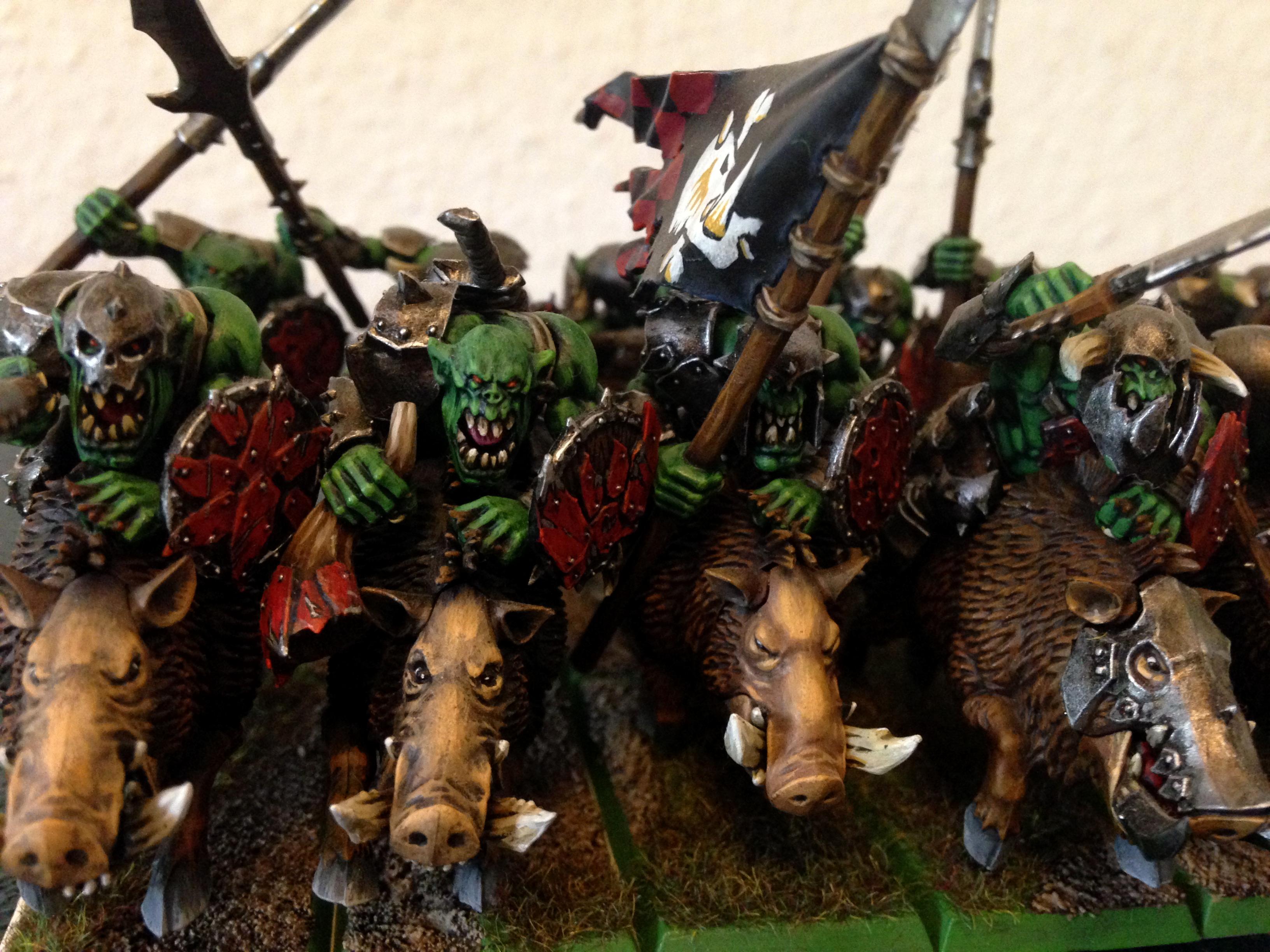 Orc Boar Boyz, Orcs, Orcs And Goblins, Warhammer Fantasy