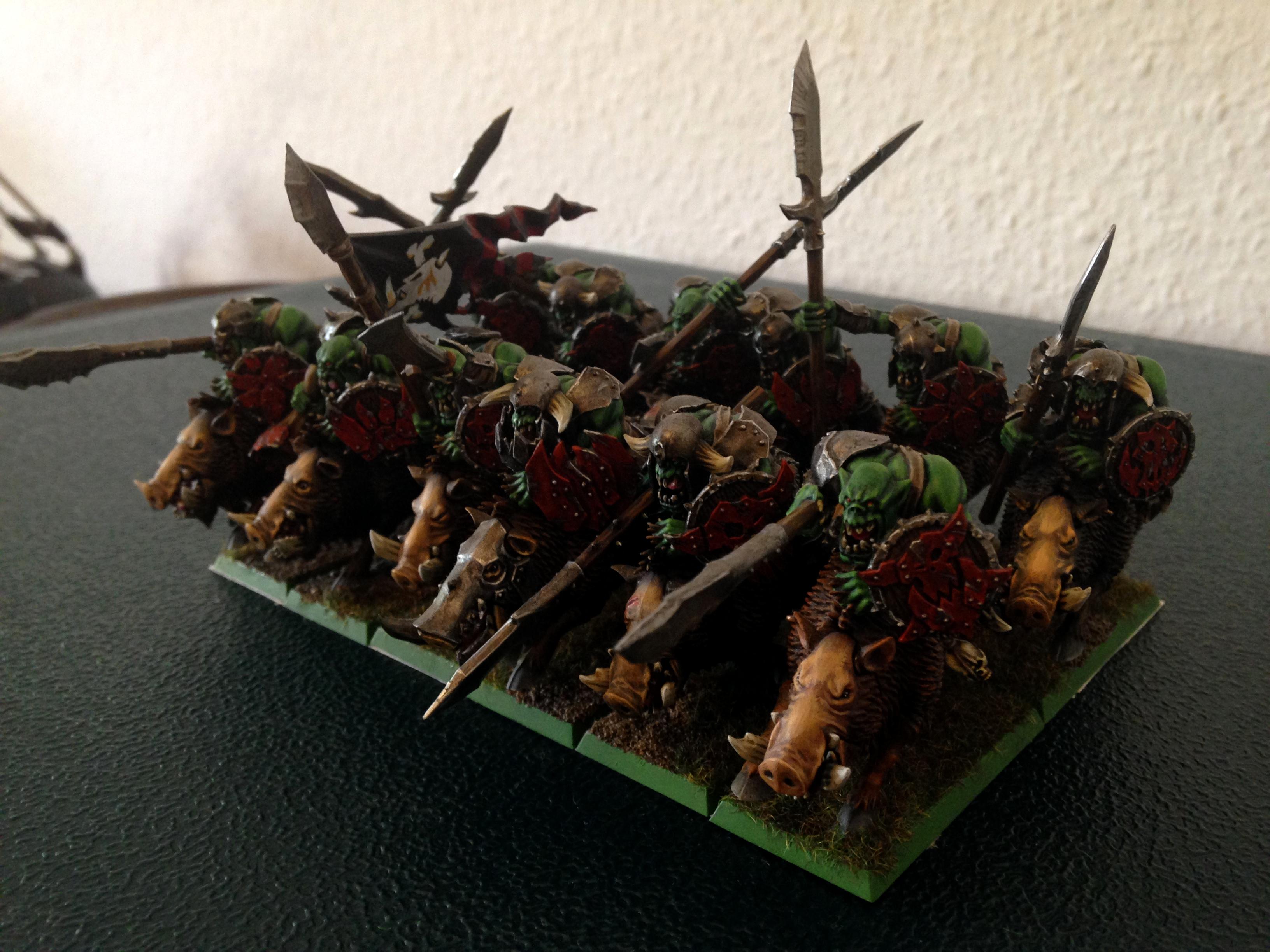 Orc Boar Boyz, Orcs, Orcs And Goblins, Warhammer Fantasy