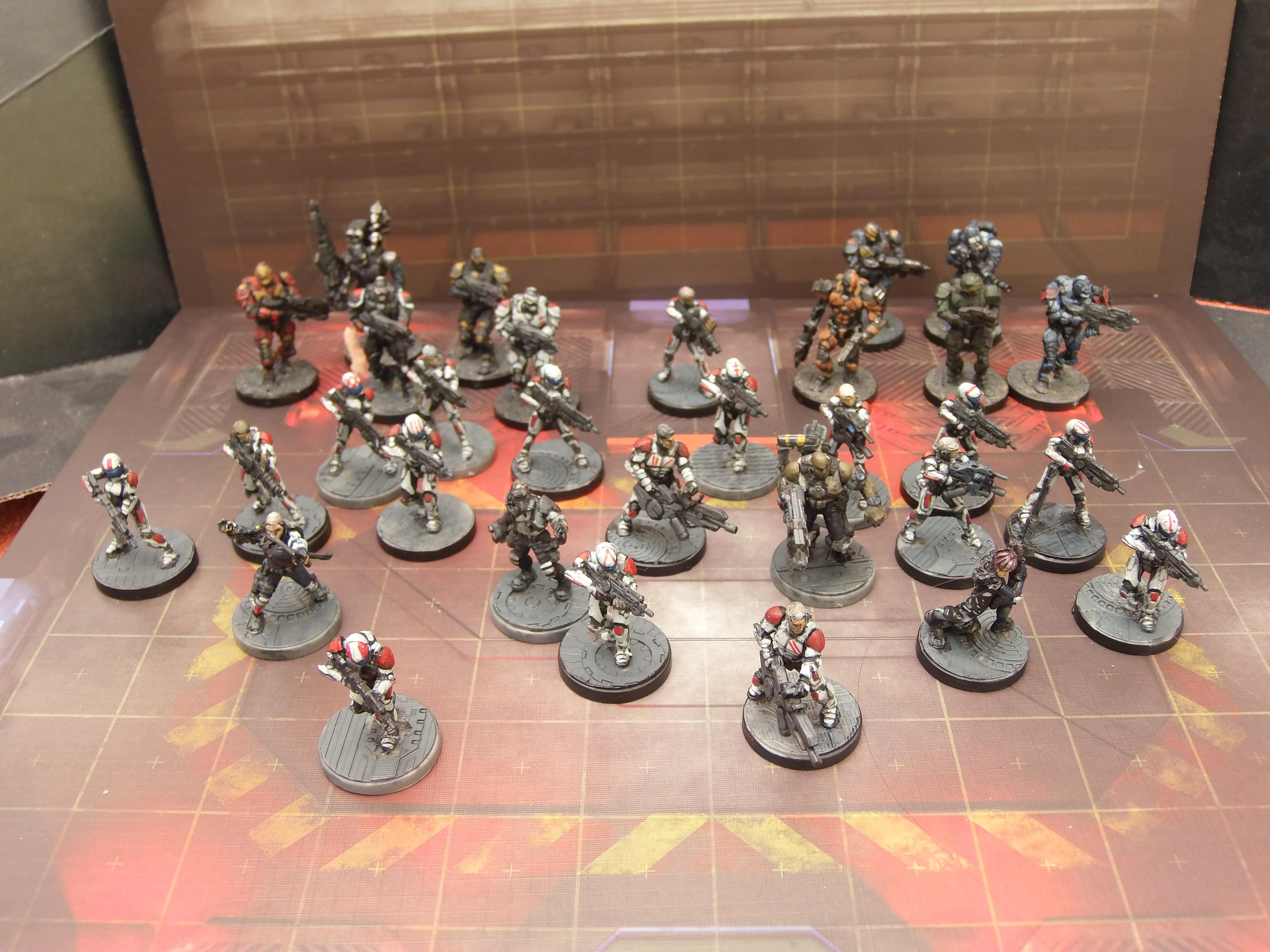 Human army shot