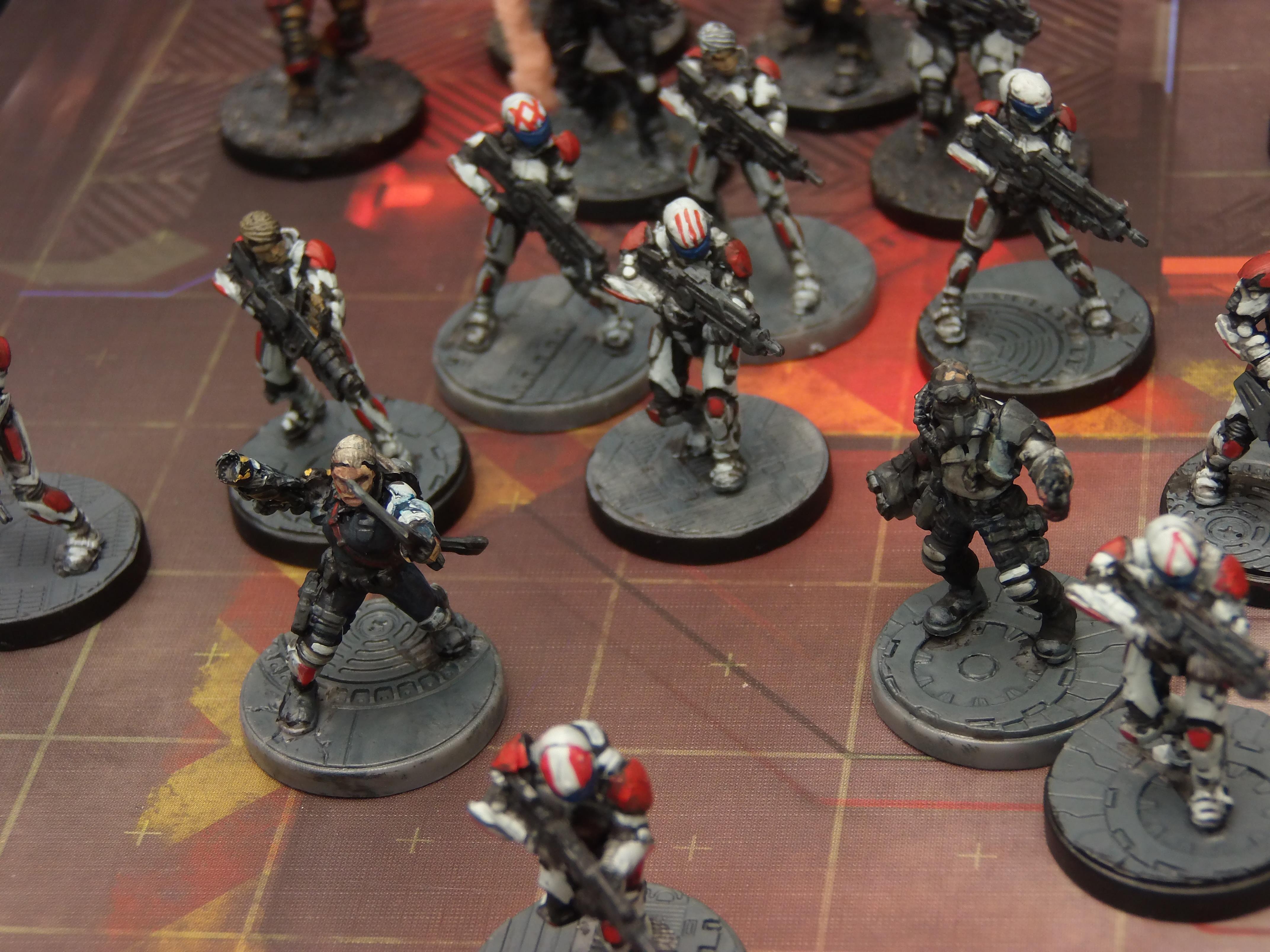 Human army shot