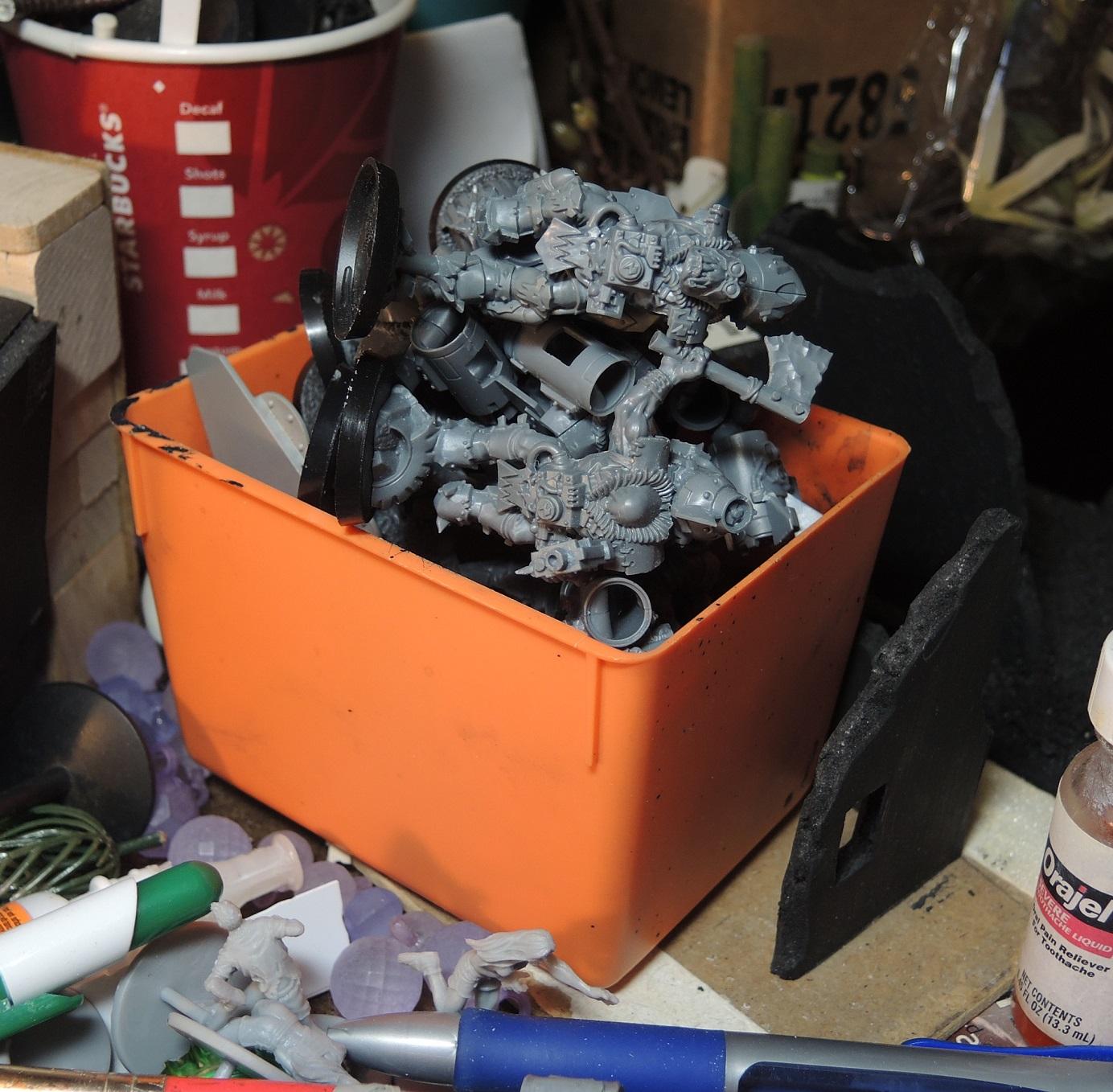Badmoons, Boy, Boys, Deathskulls, Hordes, Mobs, Orks, Waaazag, Warhammer 40,000, Work In Progress