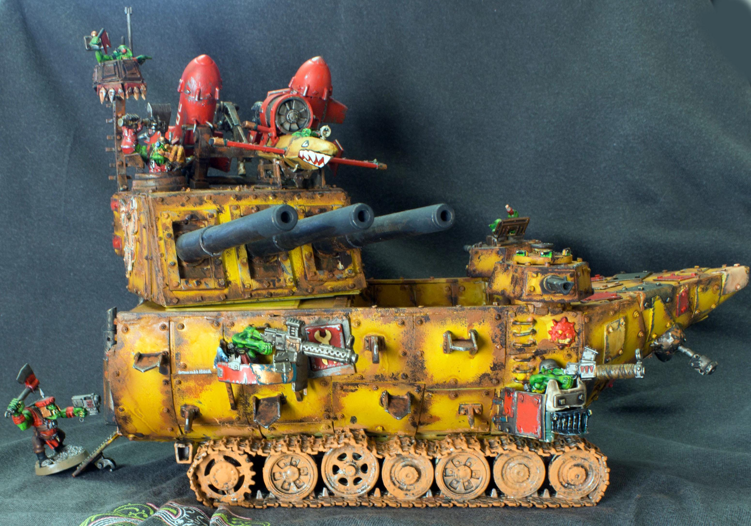 Battle Fortress, Orks, Scratch Build, Warhammer 40,000