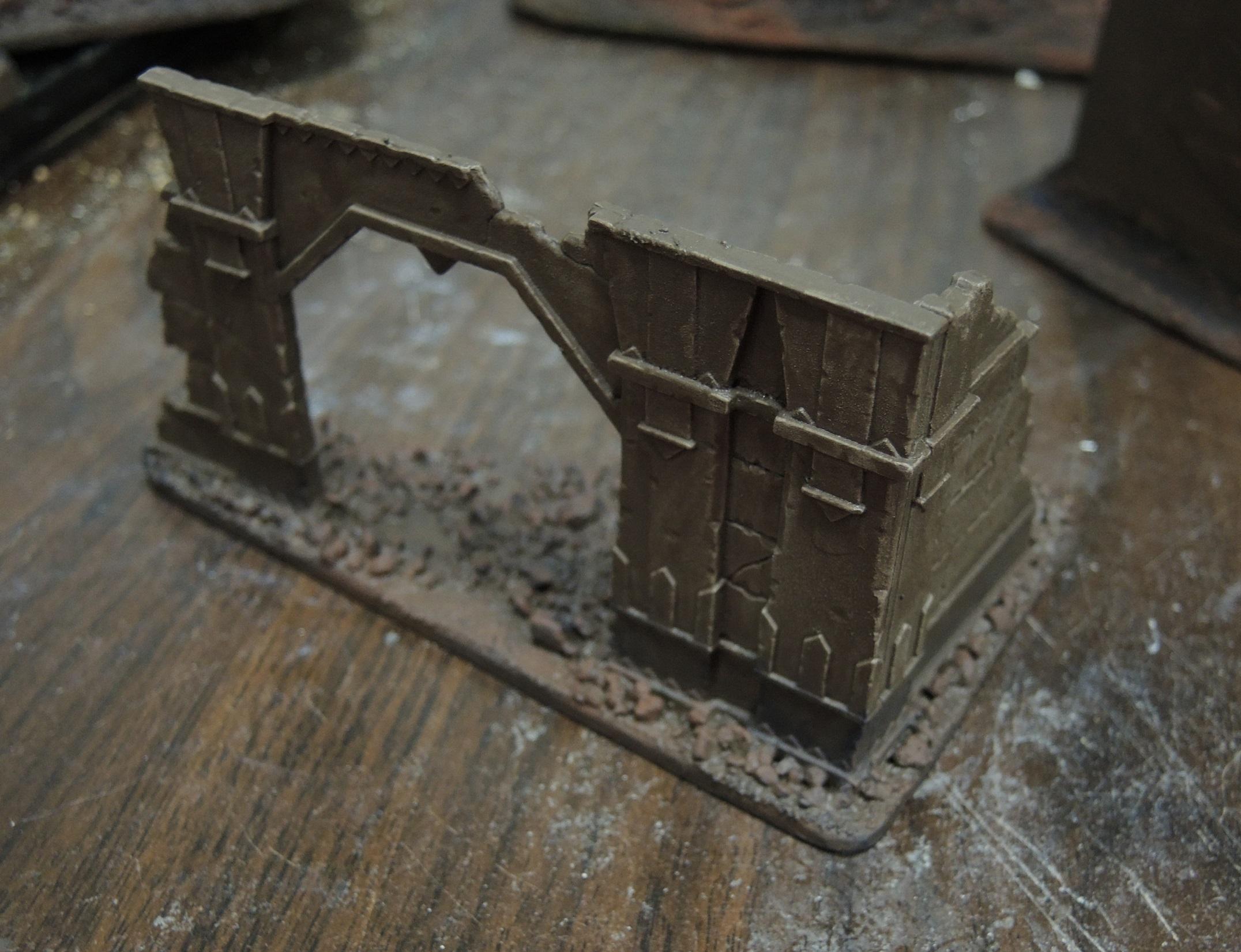 Commission, Commissioned, Game Table, Infinity, Ruins, Scratch Build, Terrain, Waaazag, Warhammer 40,000, Work In Progress