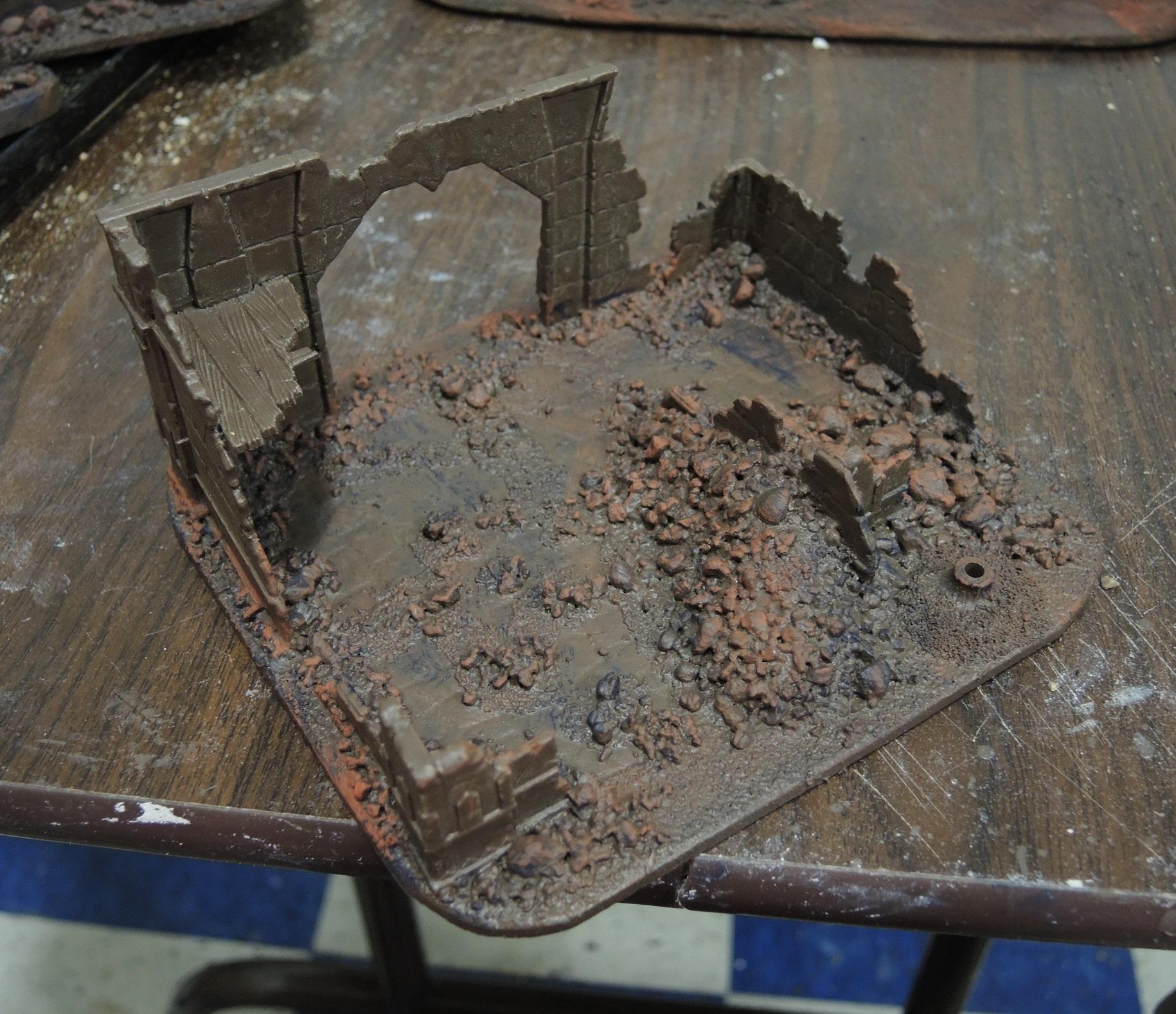 Commission, Commissioned, Game Table, Infinity, Ruins, Scratch Build, Terrain, Waaazag, Warhammer 40,000, Work In Progress