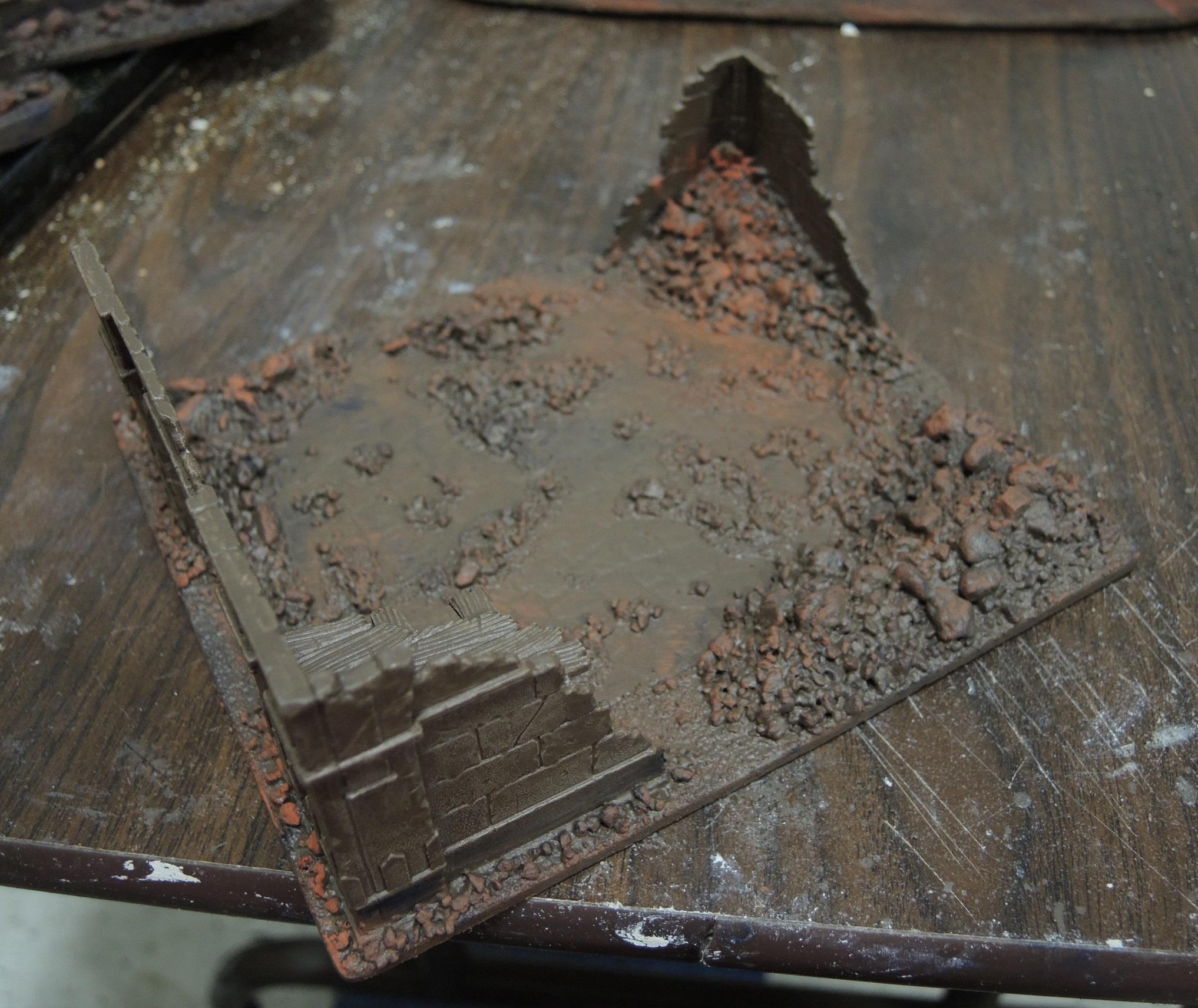 Commission, Commissioned, Game Table, Infinity, Ruins, Scratch Build, Terrain, Waaazag, Warhammer 40,000, Work In Progress