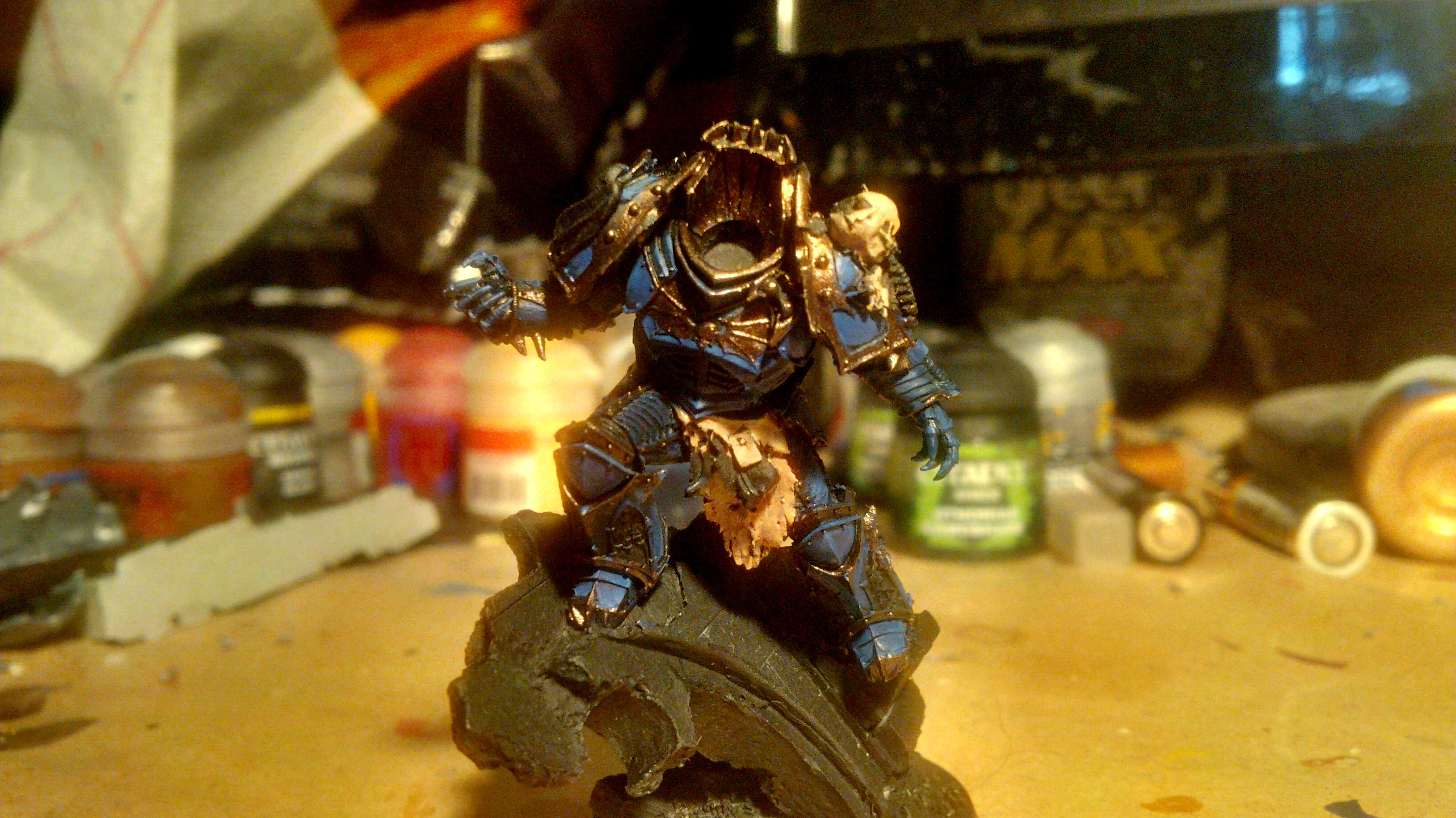 30k, Blue, Bone, Curze, Gold, Lightning, Night Lords, Primarch