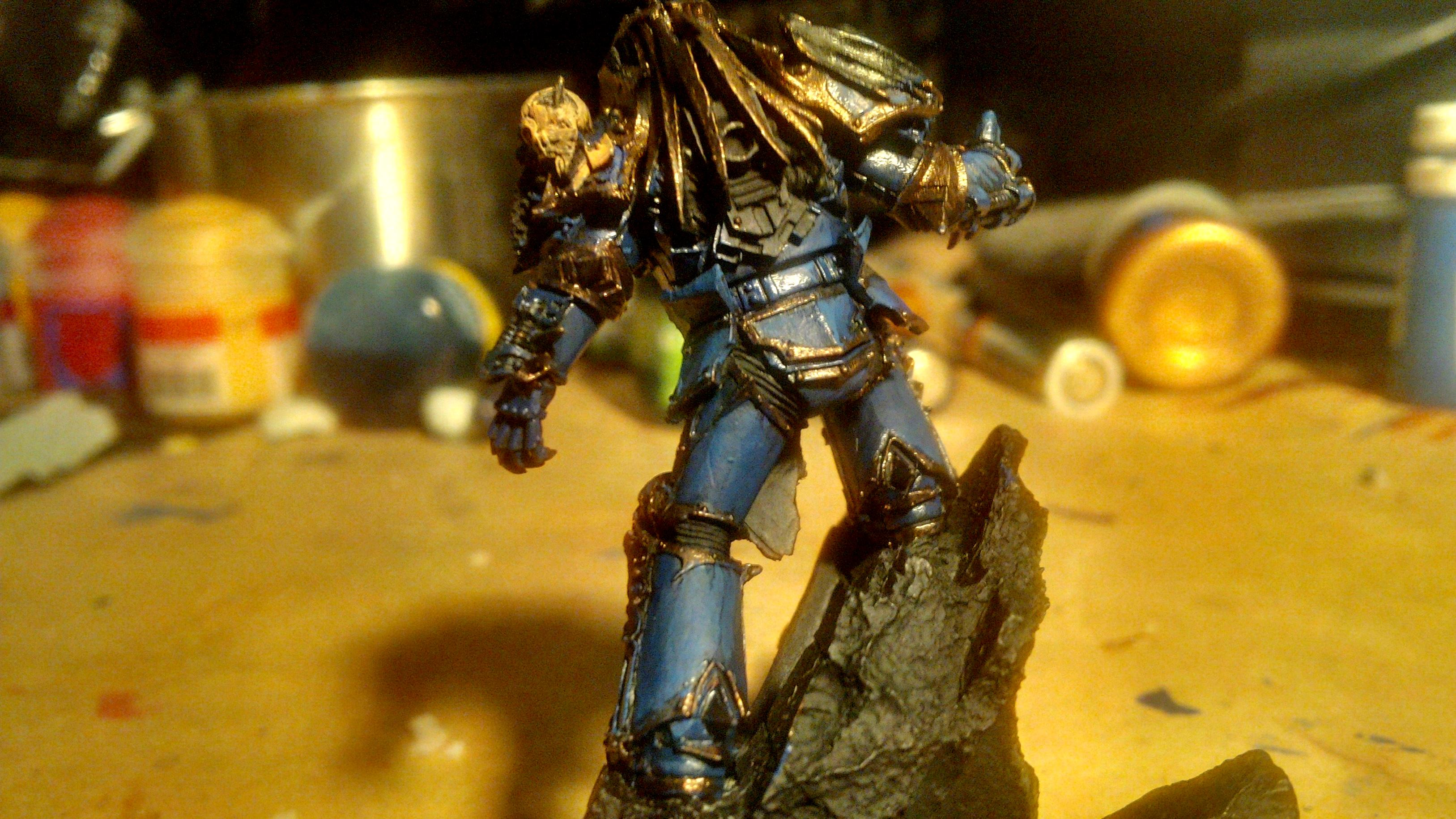 30k, Blue, Bone, Curze, Gold, Lightning, Night Lords, Primarch