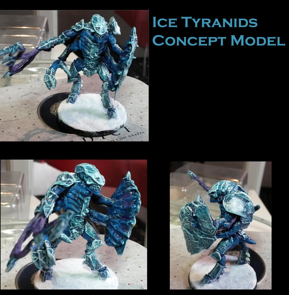 Ice Tyranid concept model