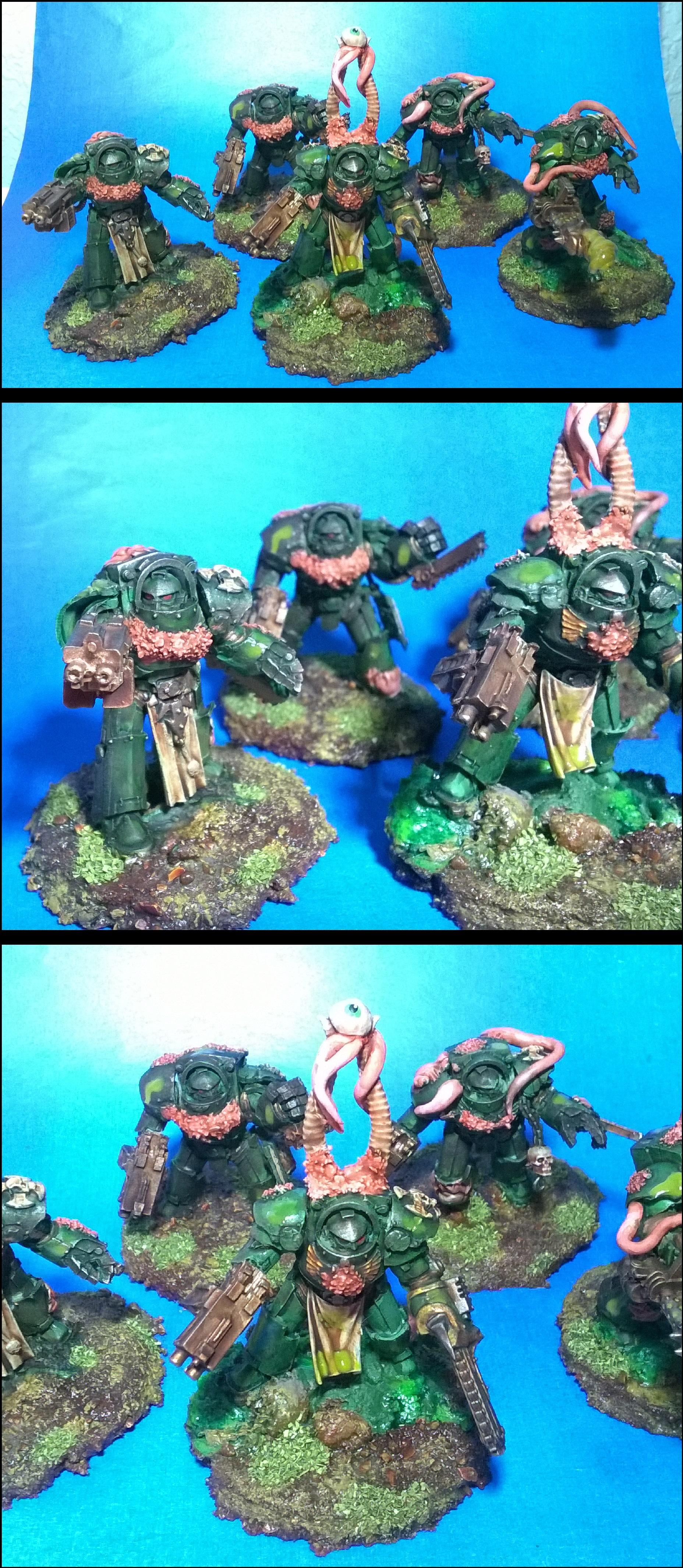 Chaos, Chaos Space Marines, Nurgle, Plague, Terminator Armor