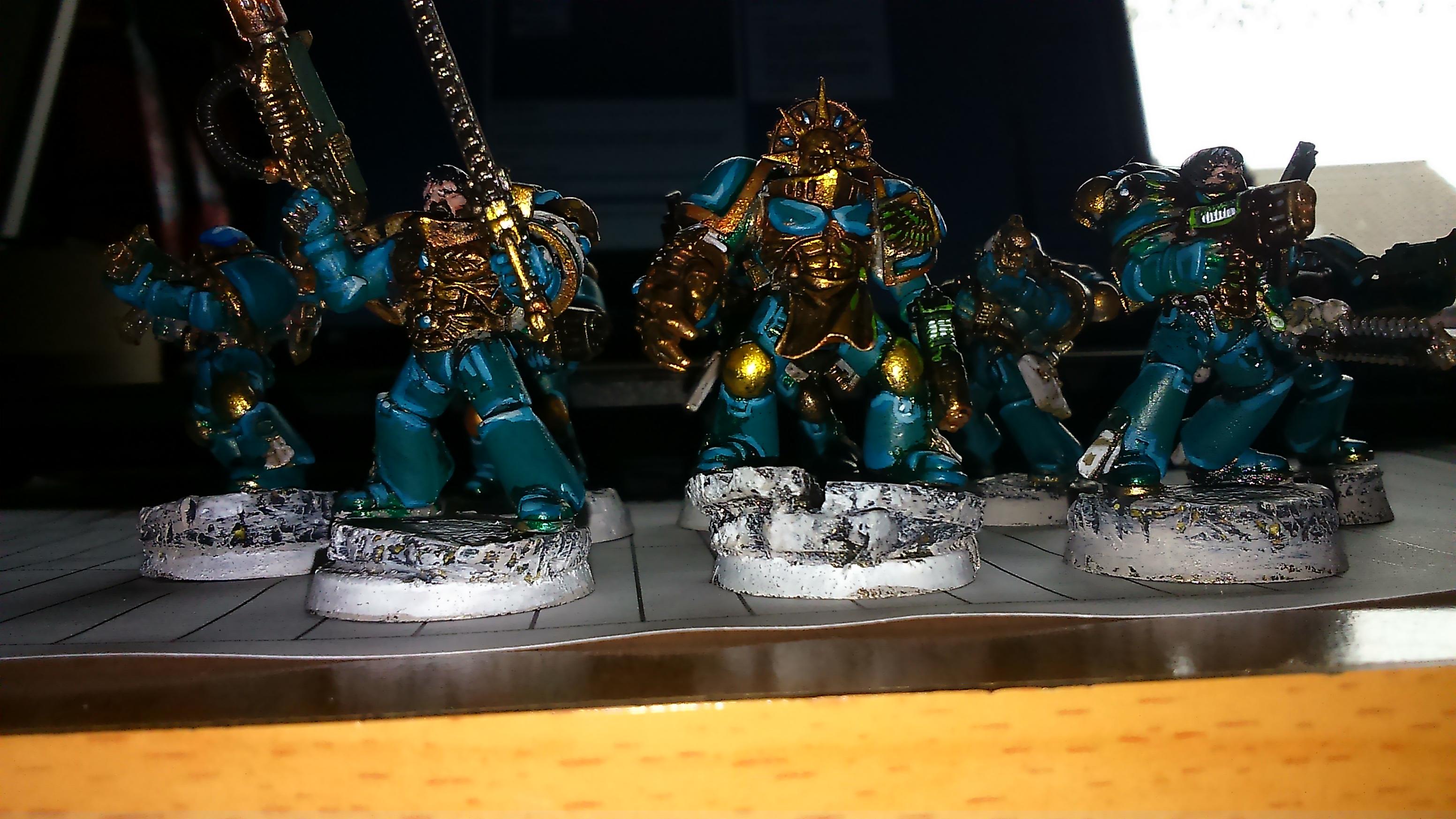 Aqua, Aqua Marines, Aquamarines, Astartes, Blue, Chapter, Command, Firstborn, Gold, Home, Space Marines