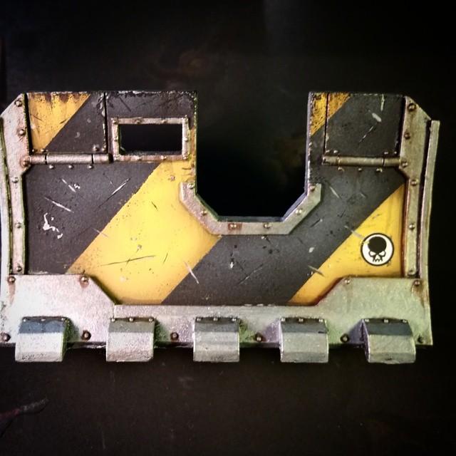 Close-up on the Shield