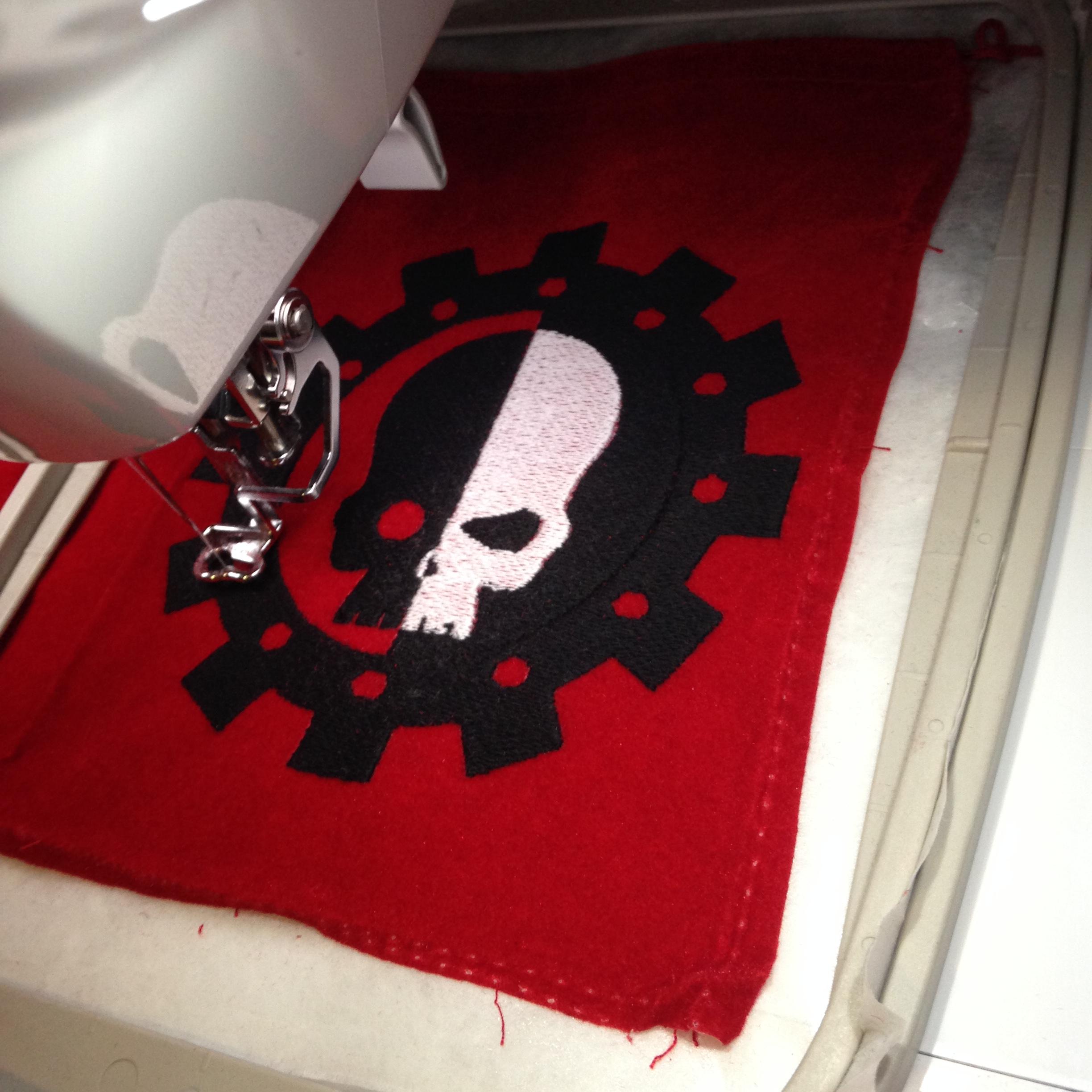 Dice Bag, Embroidery, Textiles
