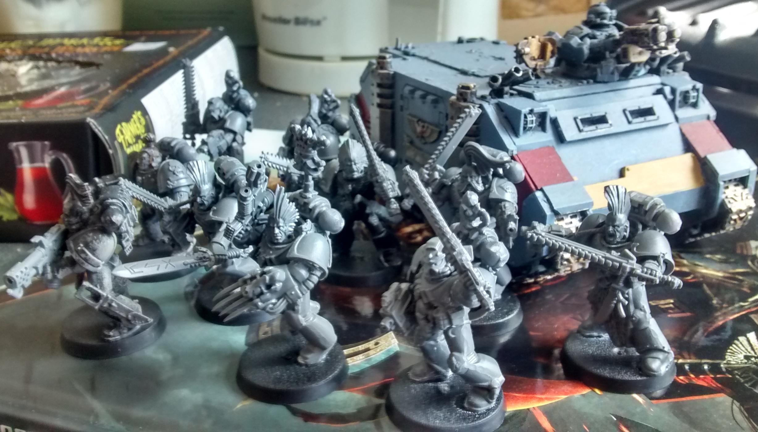 The smaller of the two Blood Claws units