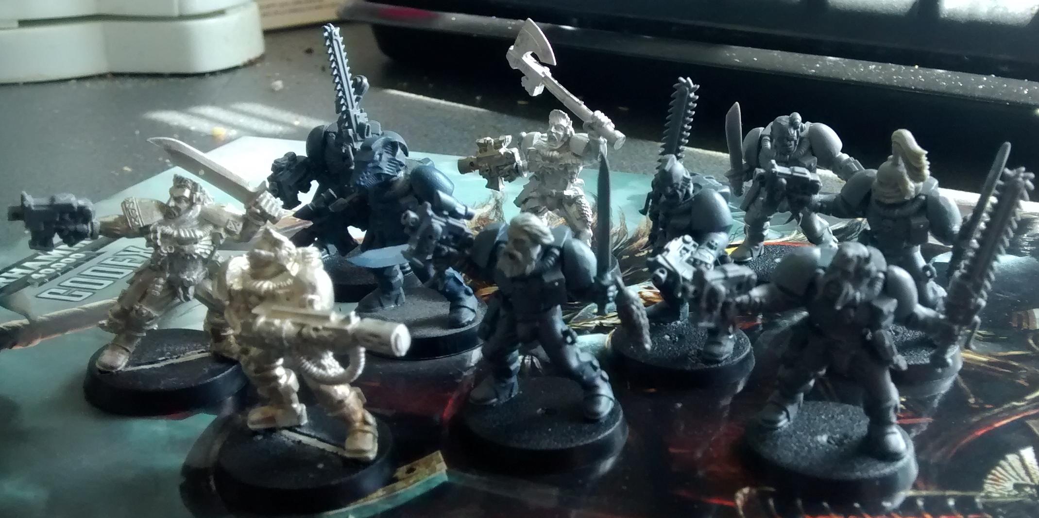 Wolf Scouts geared for close combat