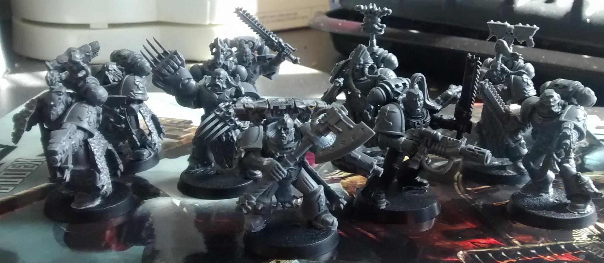 My Power Armoured Wolf Guard, geared to take on any foe