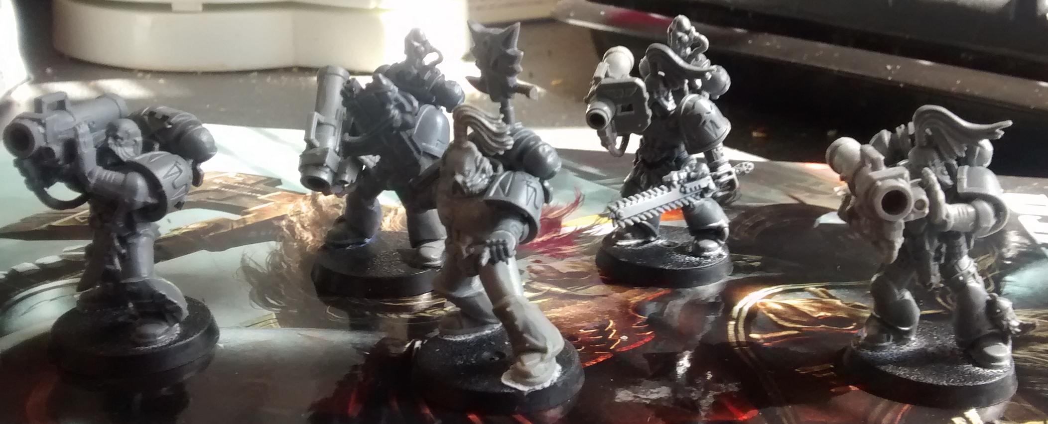 Long Fangs with missile launchers