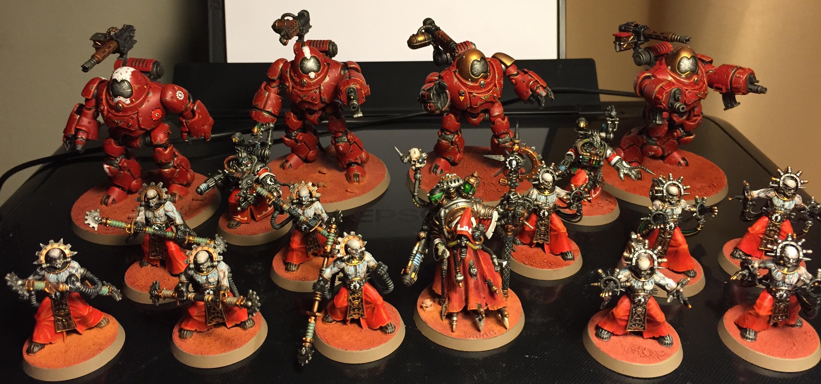 Adeptus Mechanicus, Datasmith, Electro Priests, Kastelan, Tech Priest Dominus