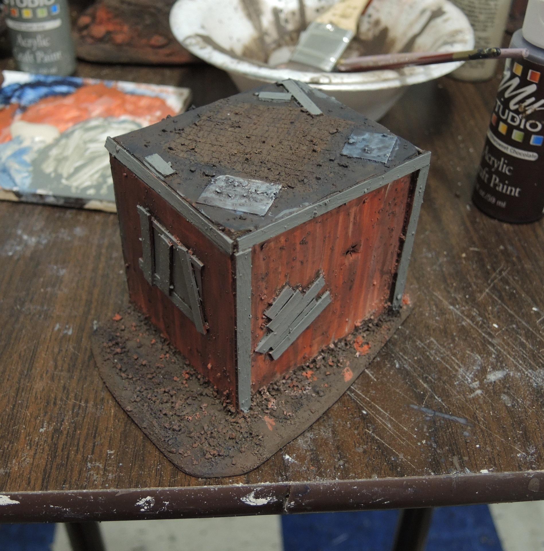 Commission, Infinity, Pip, Shanty, Terrain, Tutorial, Waaazag, Warhammer 40,000, Work In Progress