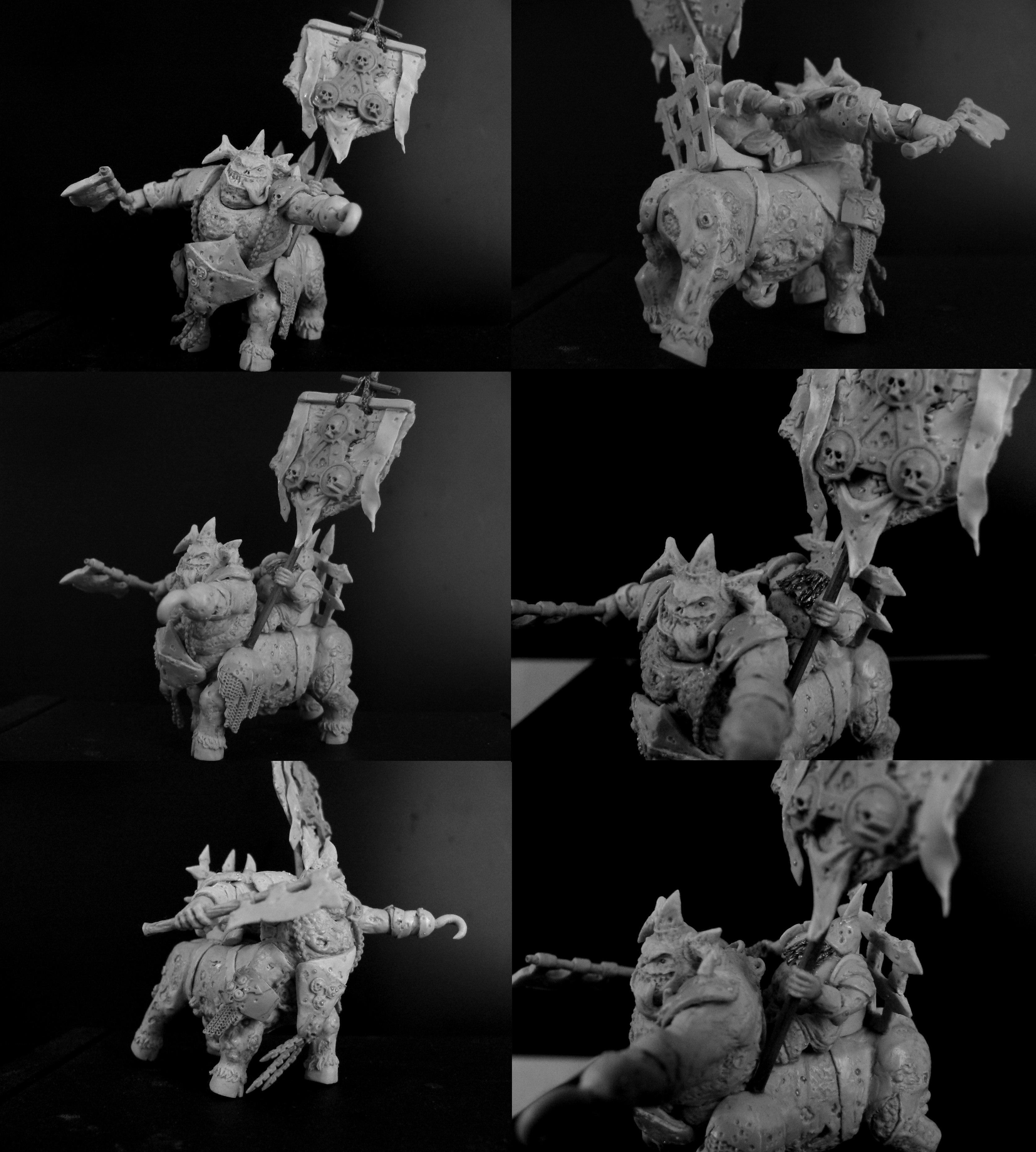 Nurgle Dwarf Lord on Centaur