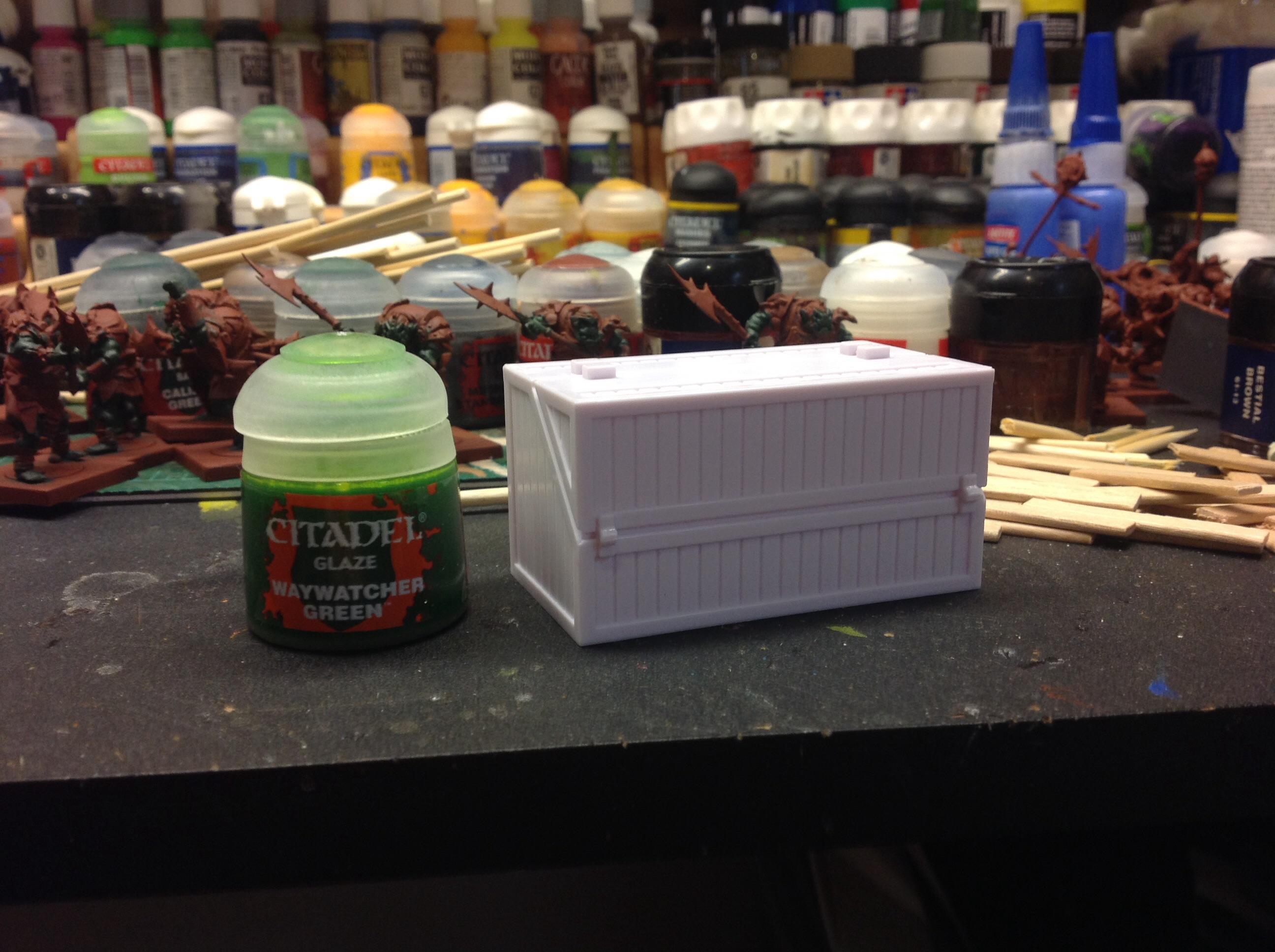 Weapons locker front