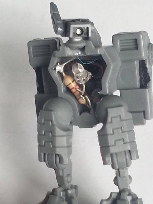 The black paint is for some parts that you could see the light of the leds that souldn't be there