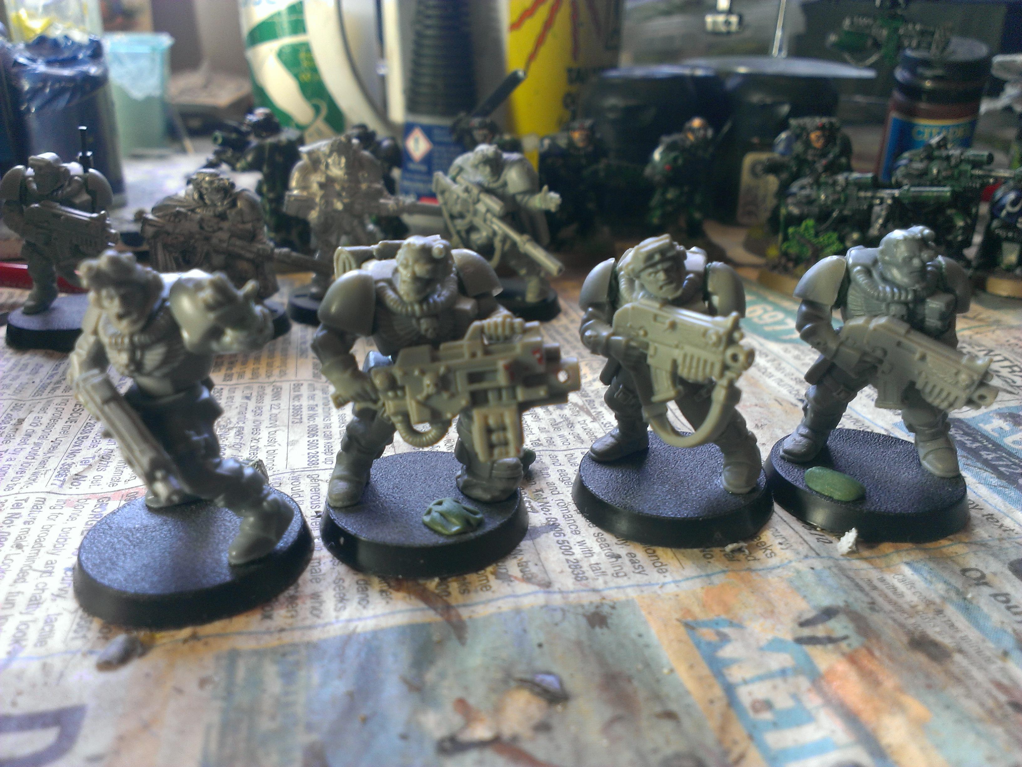 Scouts, Ultramarines, Work In Progress