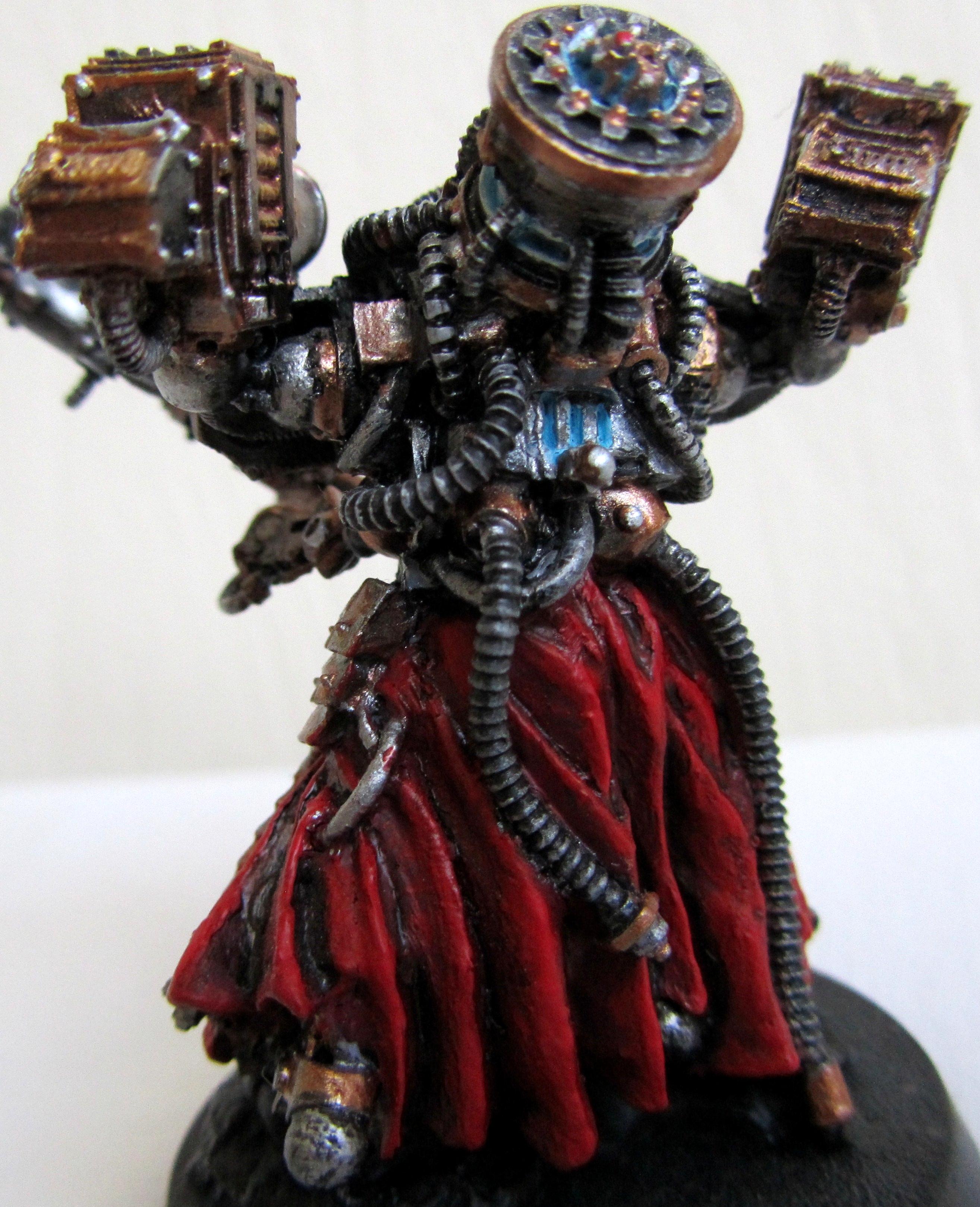Bronze, Cult, Forge World, Mechanicus, Myrmidon, Red, Robes, Steampunk, Techpriest