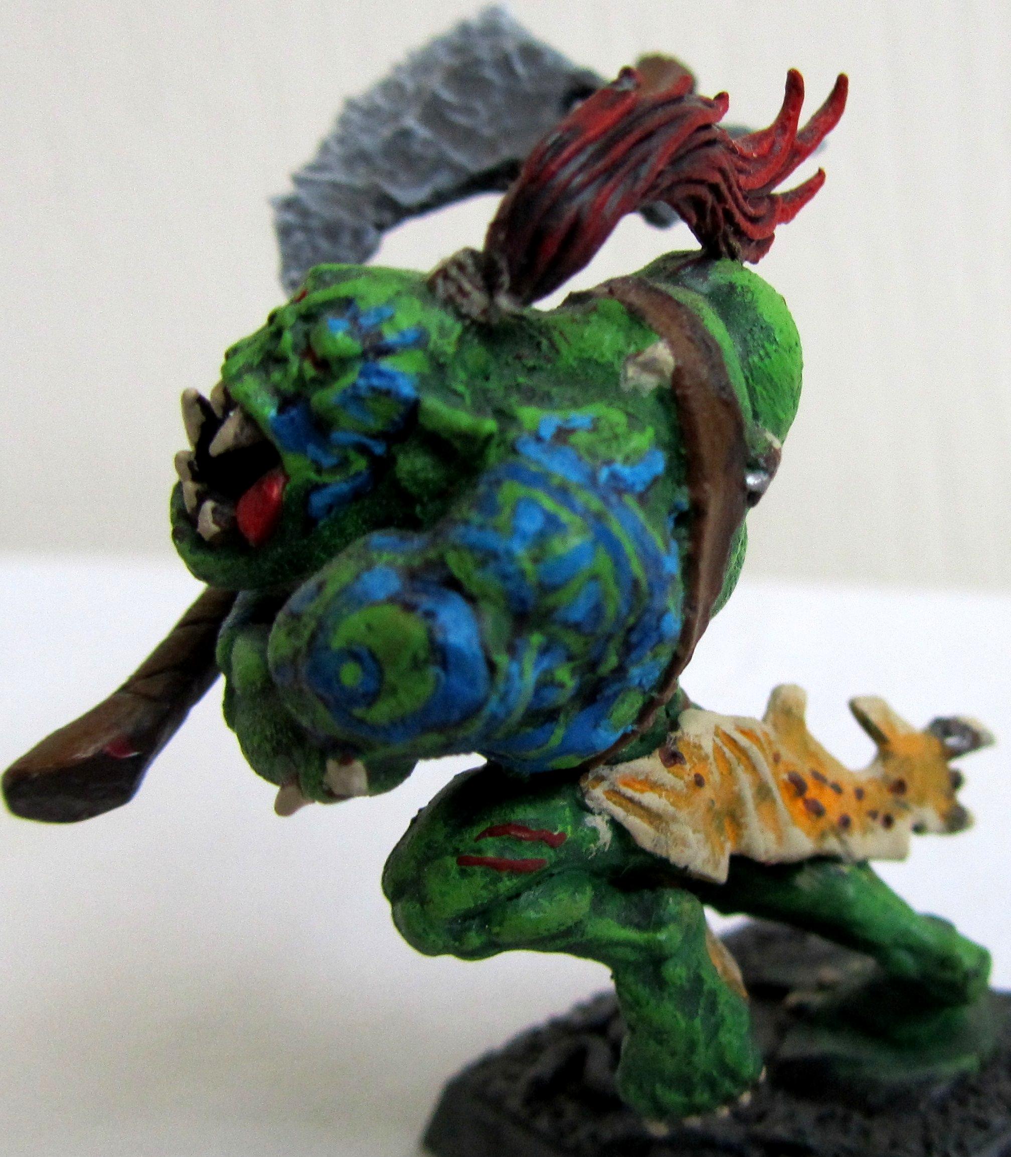 Hawaiian, Orcs, Savage, Tattoo, Warboss