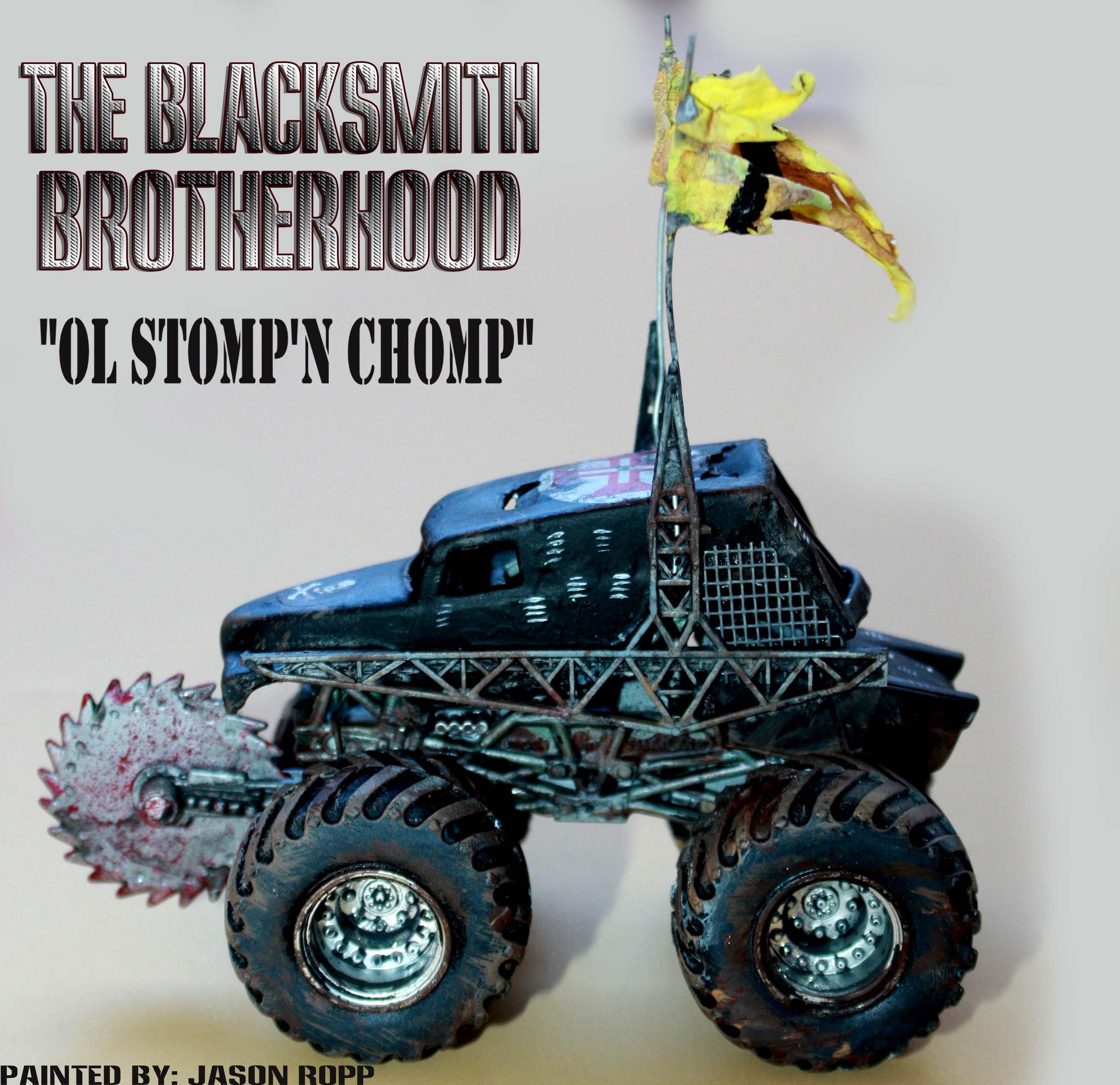 666, Battle Cars, Blacksmith, Brotherhood, Cars, Chomp, Combat, Conversion, Dark Future, Devil's Run, Devil's Run 666, Fury, Fury Road, Game, Gamer, Hot Wheels, Mad Max, Matchbox, Miniatures, Monster Trucks, Post Appacoliptic, Road, Stomp, Thunderdome, Trucks, Vehicle, War, Wargame, Wargamer