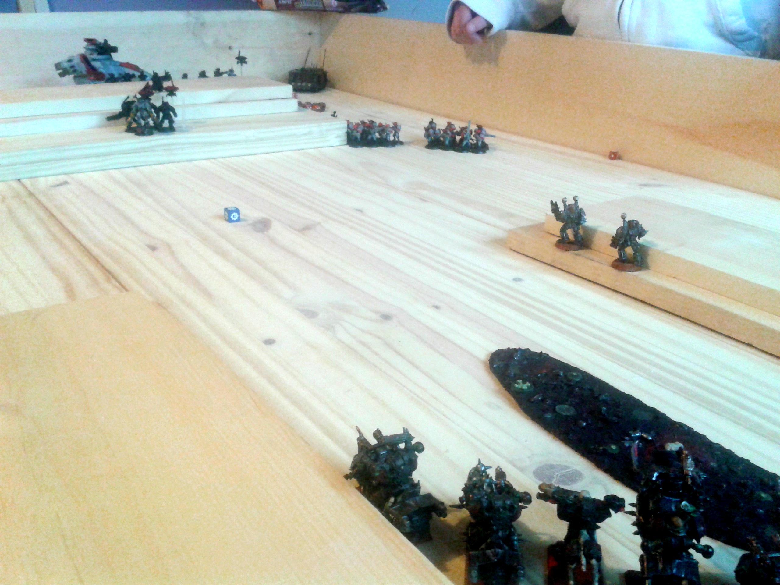 Battle Report, Chaos Space Marines, Tau, Warhammer 40,000