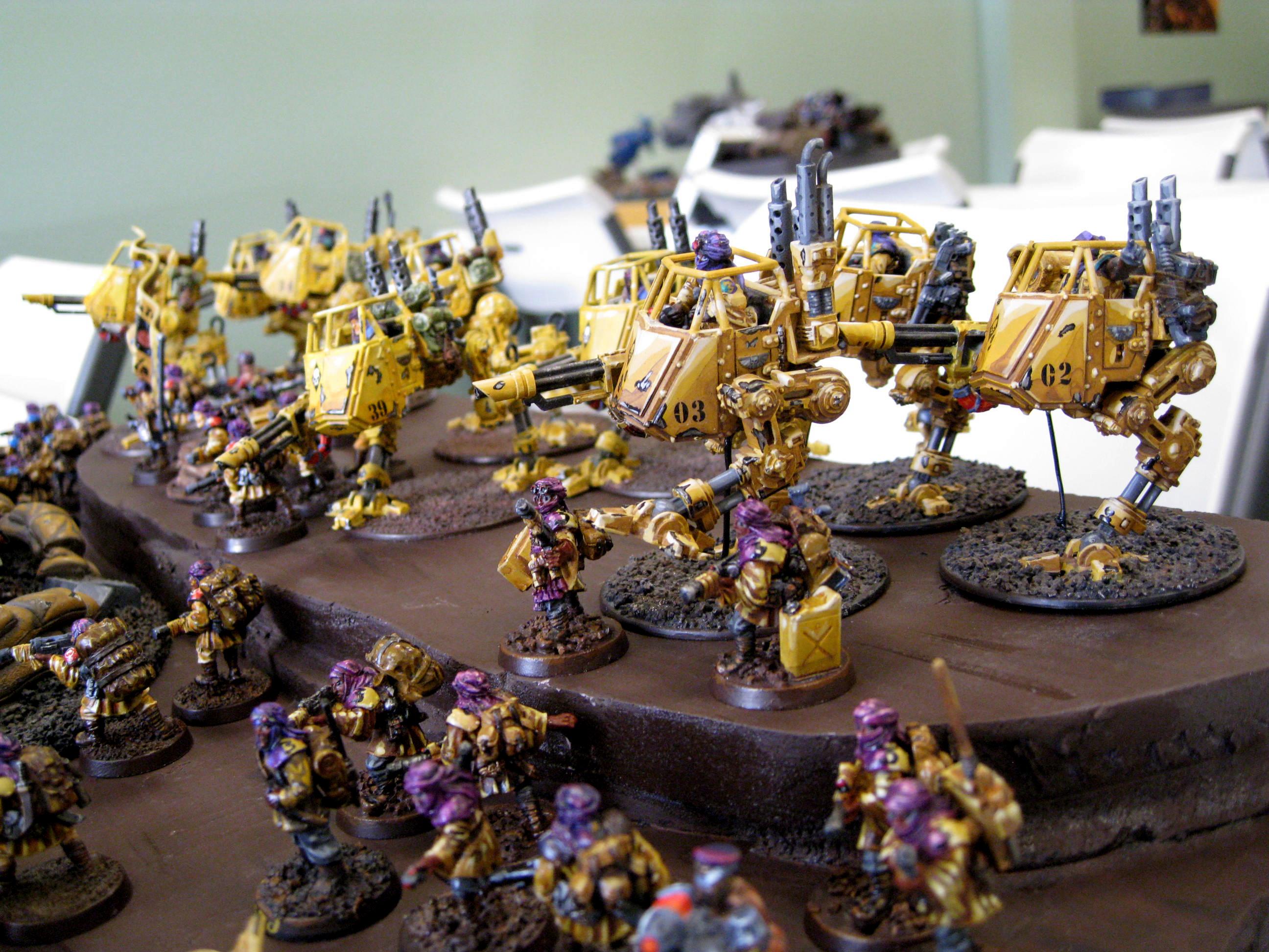 Astra Militarum, Imperial Guard, Infantry, Platoons, Sentinel, Tallarn Desert Raiders