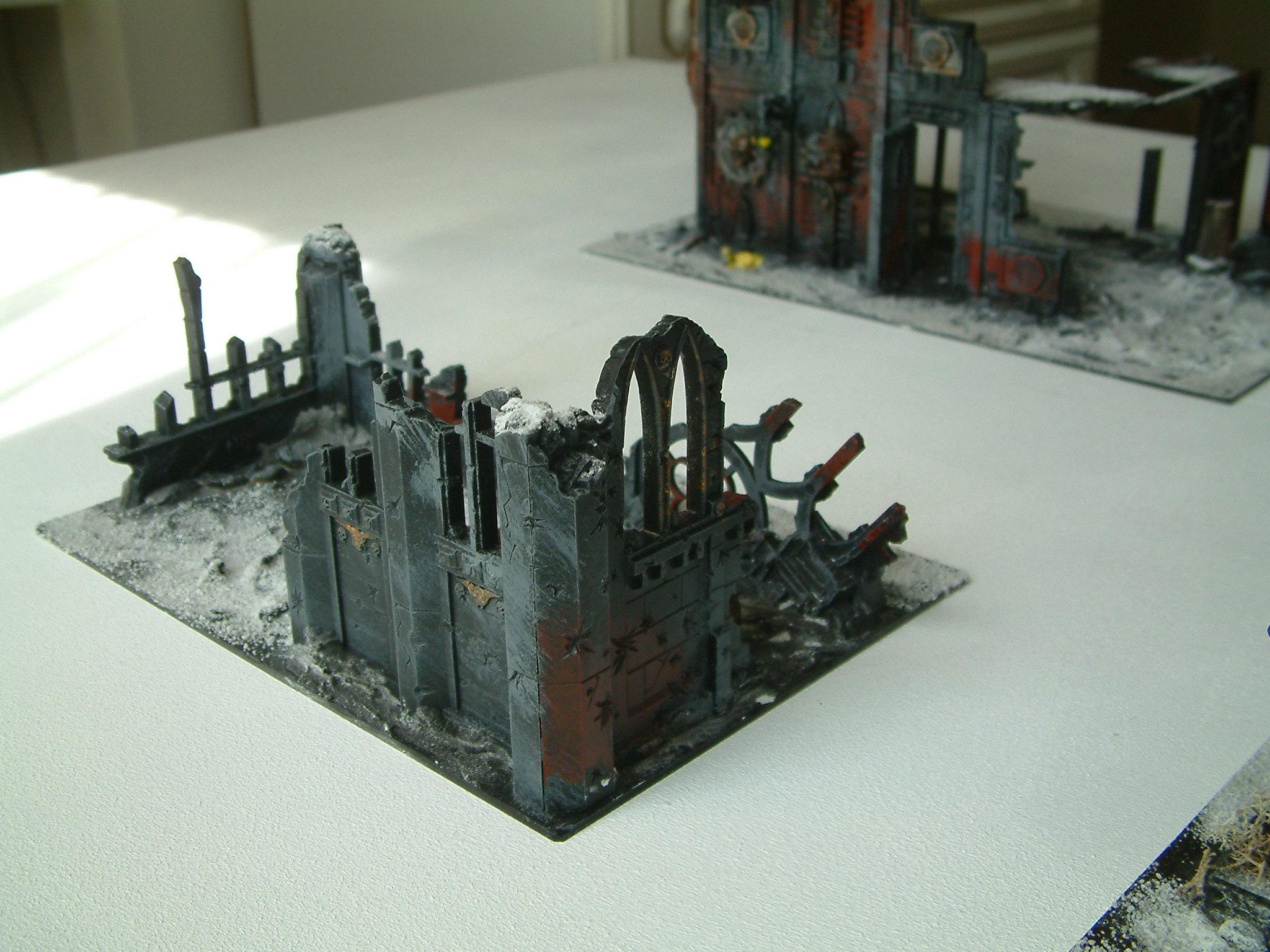 Cities Of Death, City, Ruins, Snow, Warhammer 40,000