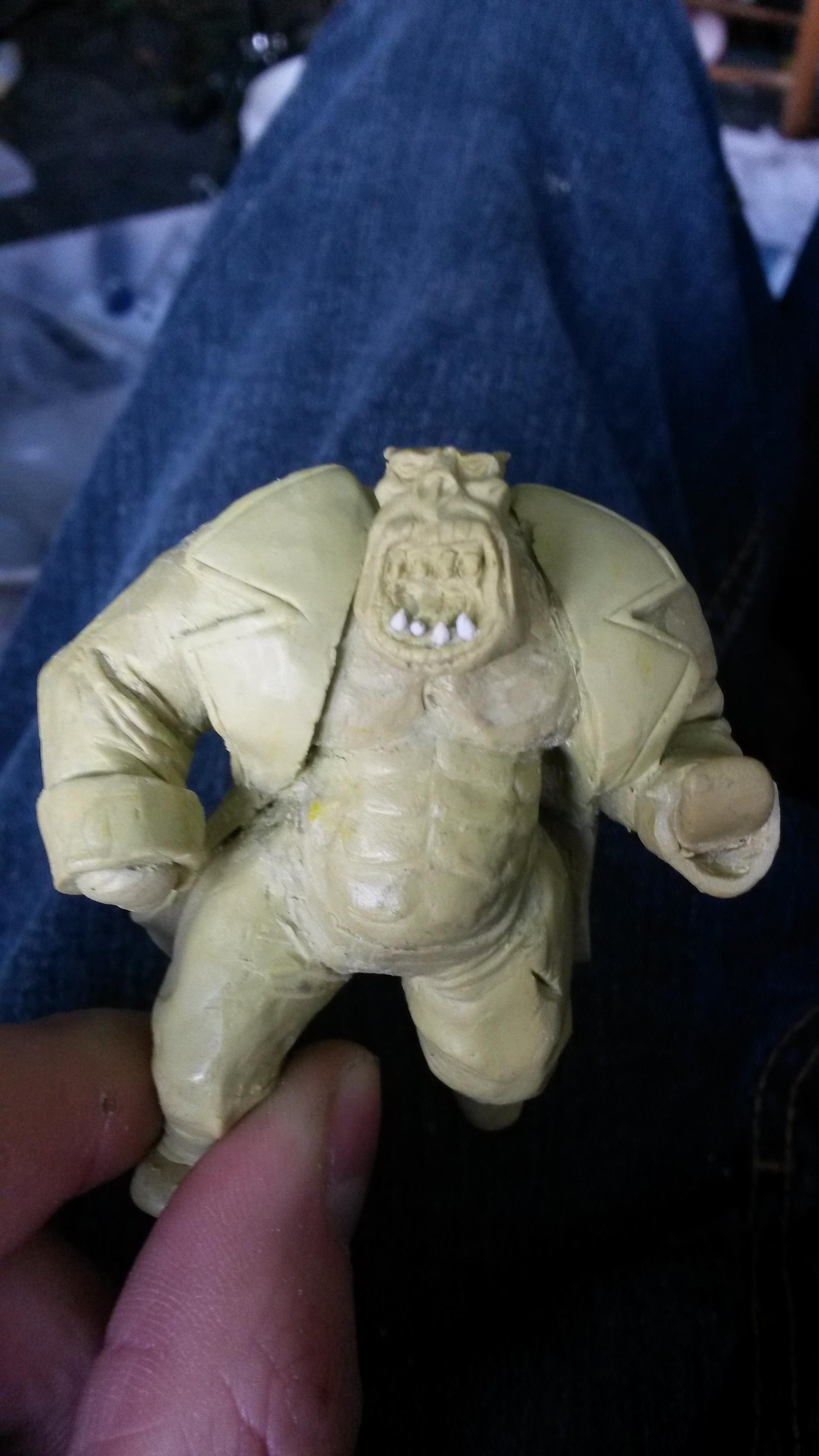 Here is an example with the head (not attached yet)