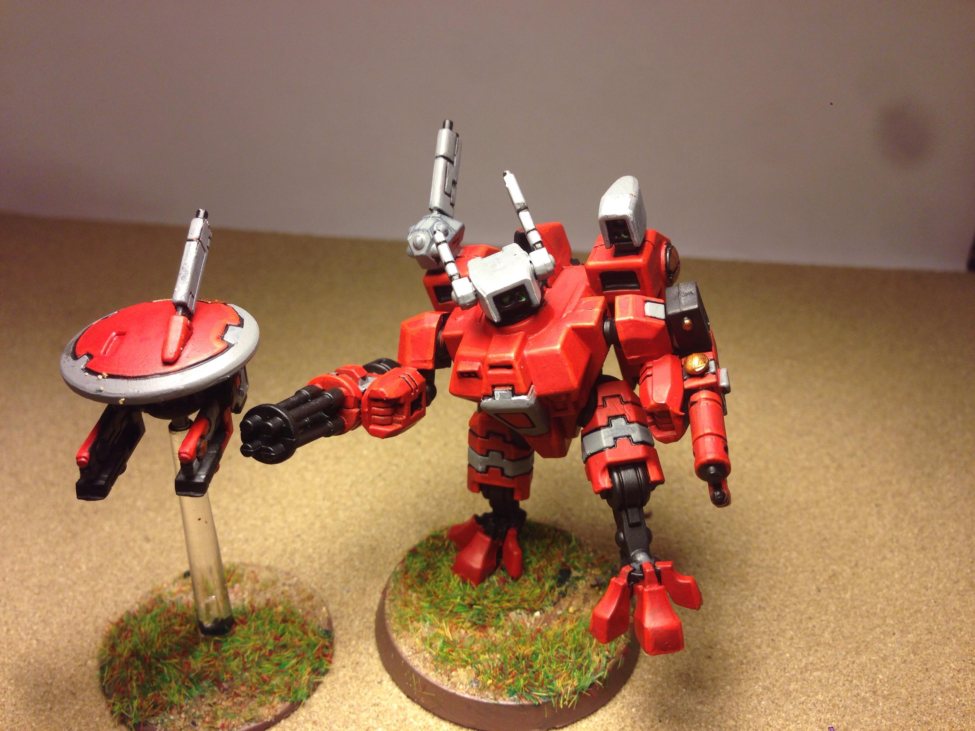 Army, Commander, Drone, Gun, Tau, Warhammer 40,000, Xb-8