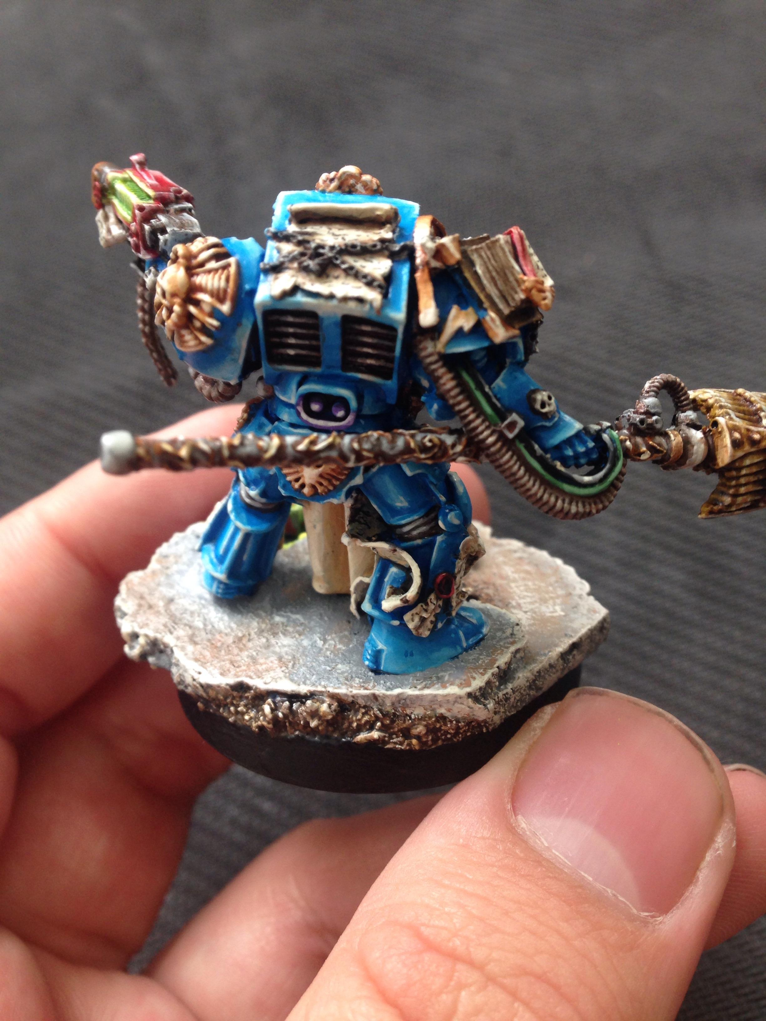 Commision, Librarian, Space Marines, Terminator Armor