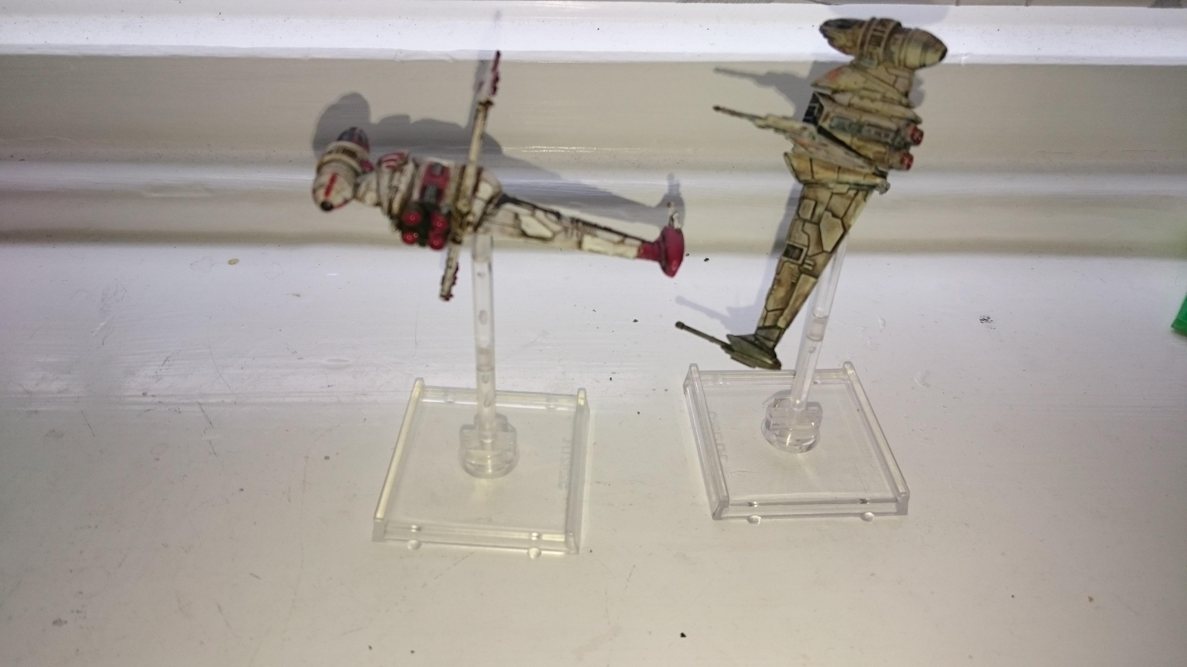 Star Wars, B wings repaint reverse