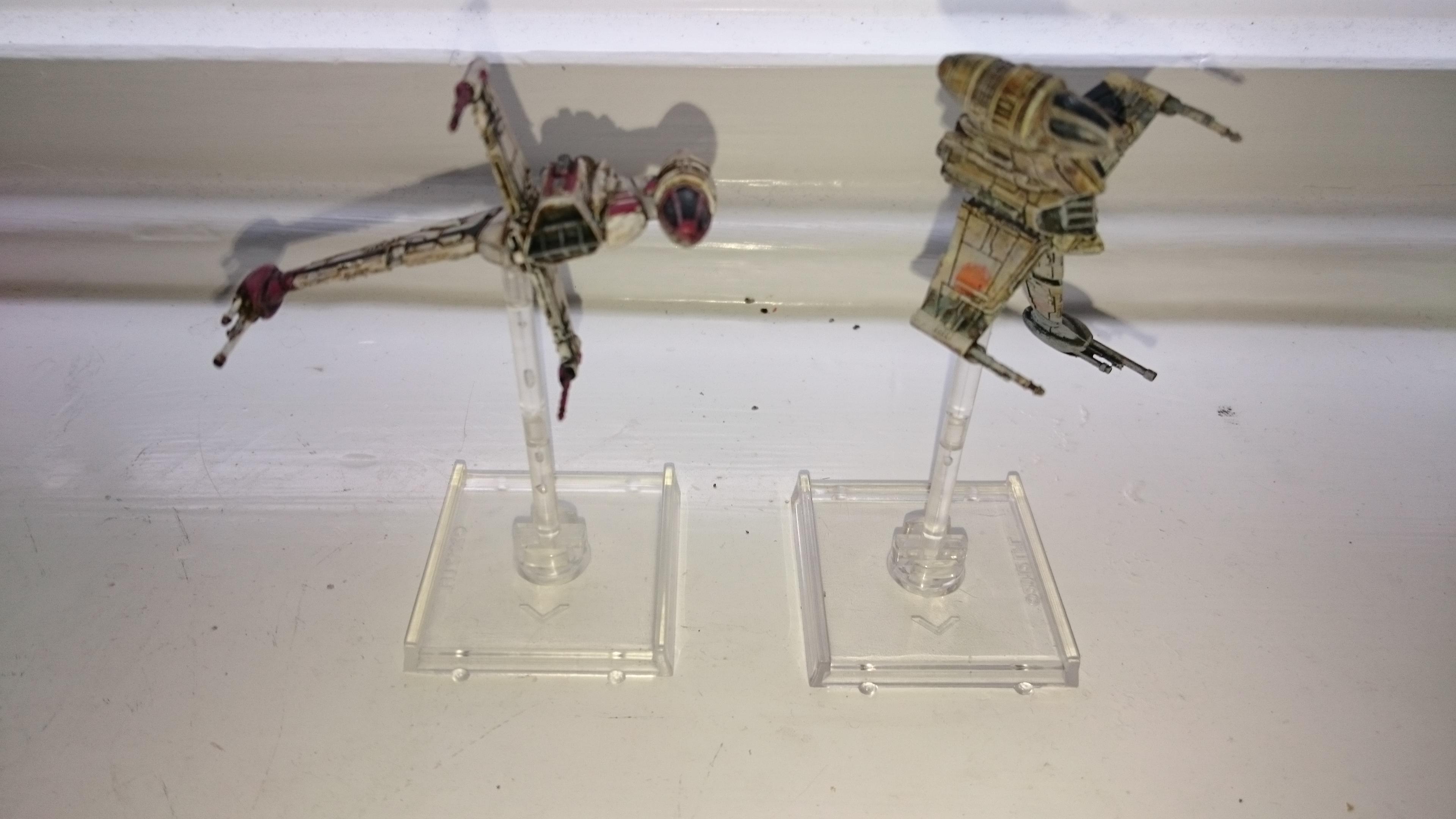 Star Wars, B wings repaint