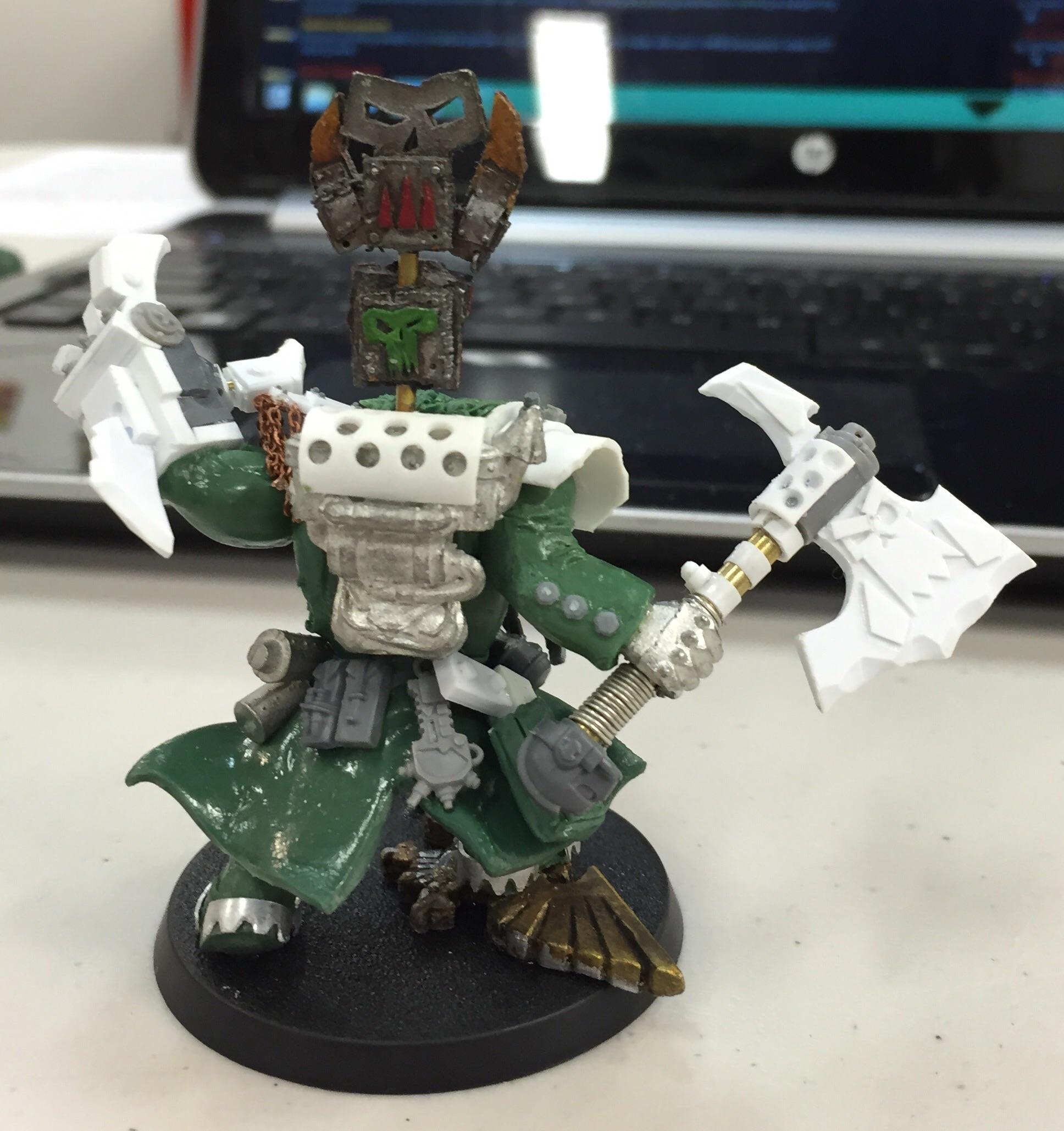 Blood Axe, Orks, Warboss, Work In Progress