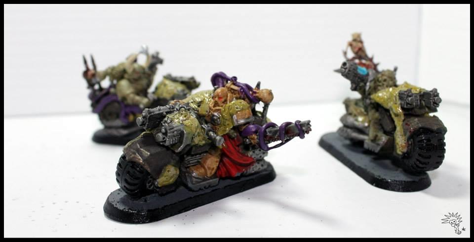 Bike, Chaos, Greenstuff, Nurgle