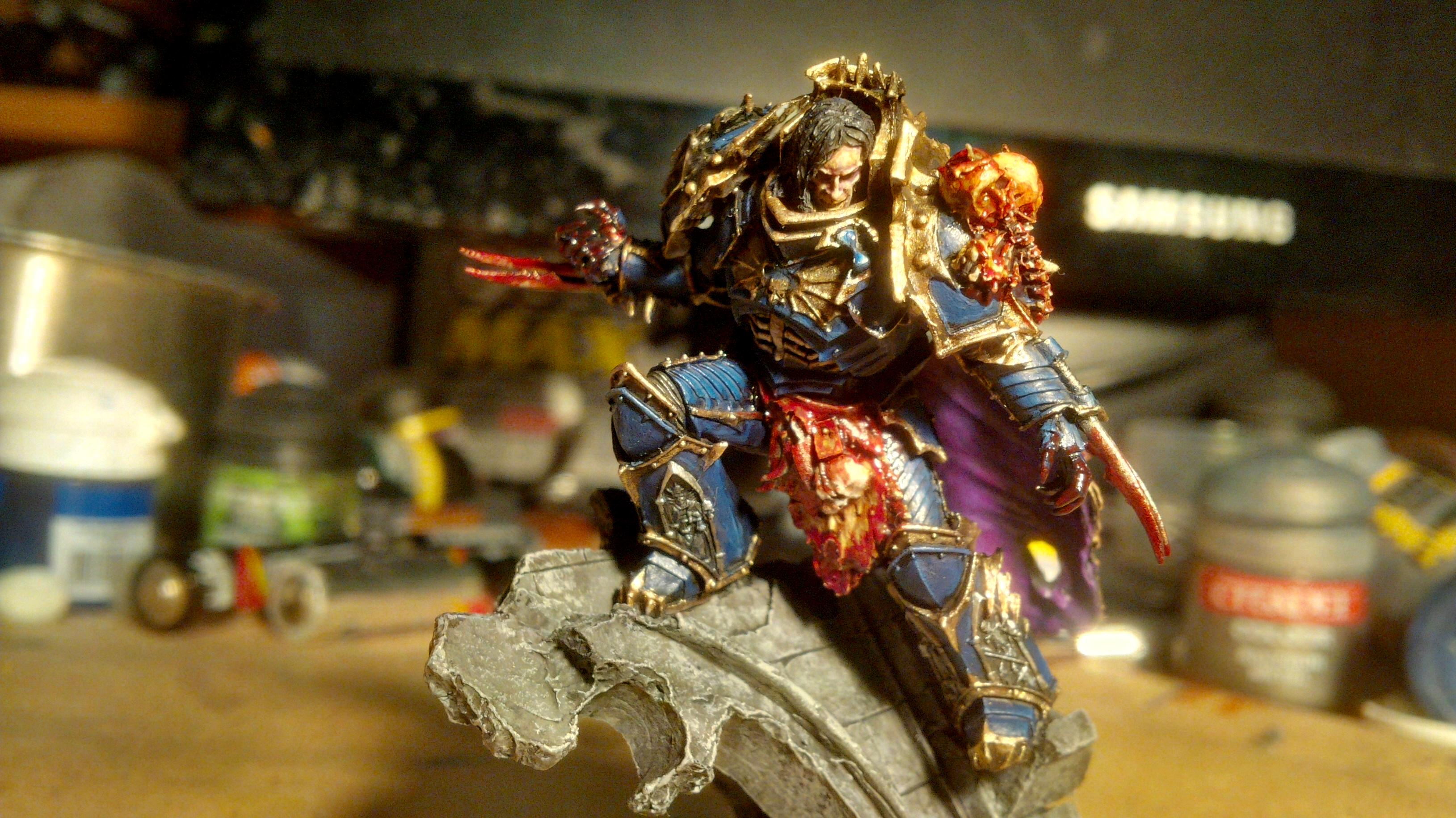 30k, Blue, Curze, Gold, Horus Heresy, Konrad, Lightning, Night Lord, Primarch