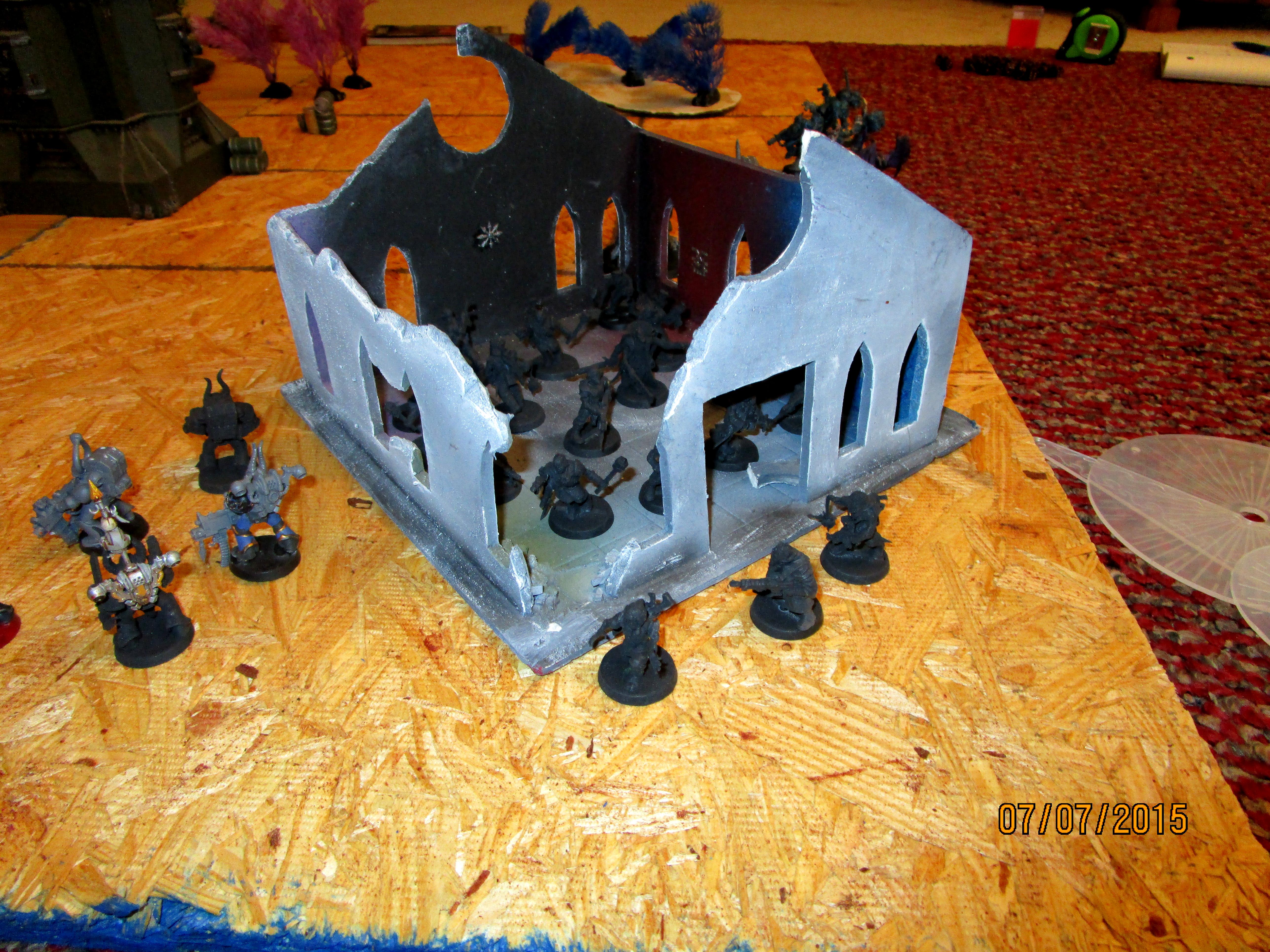 Cultists in a church