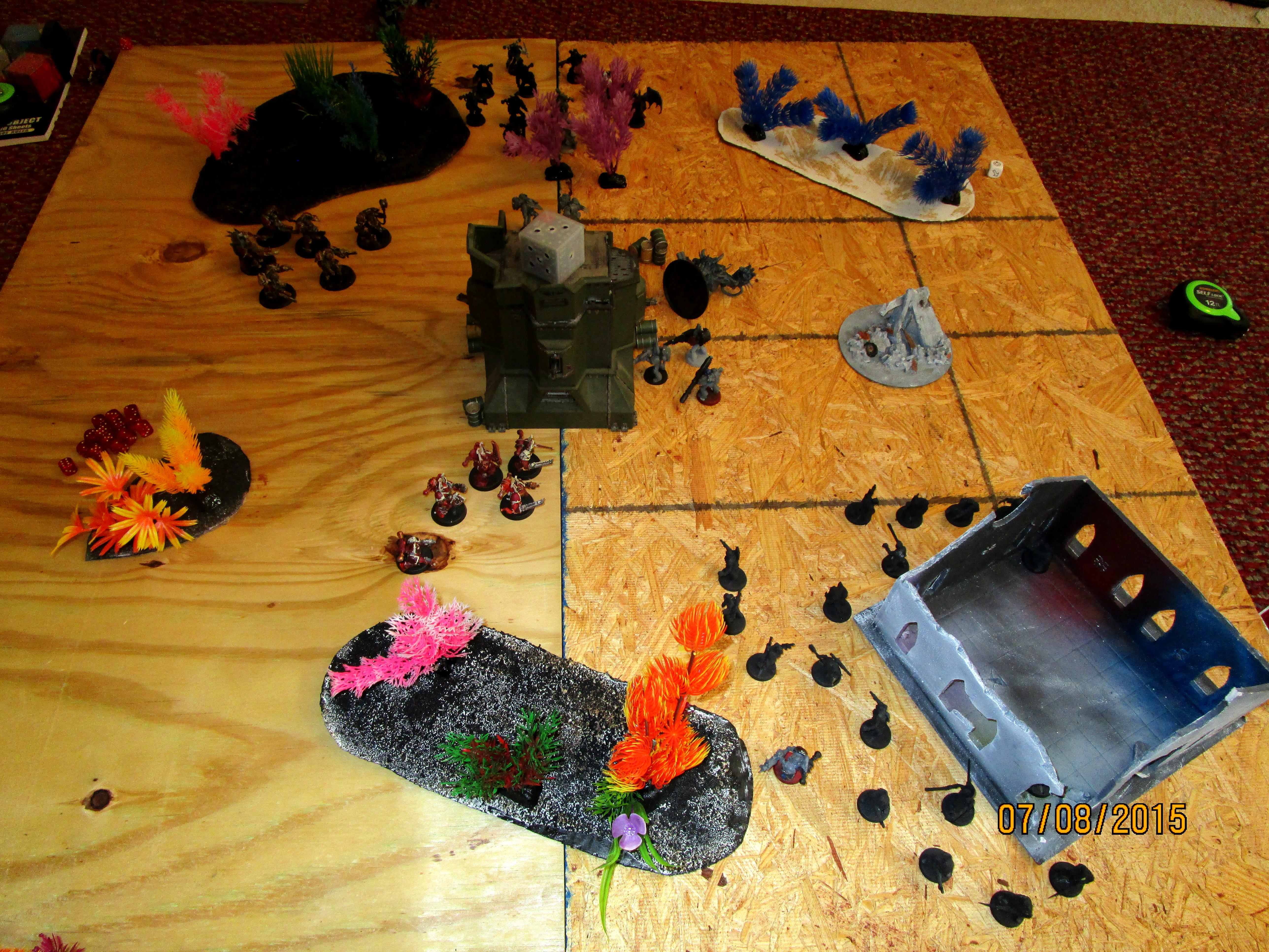Clashing in the middle