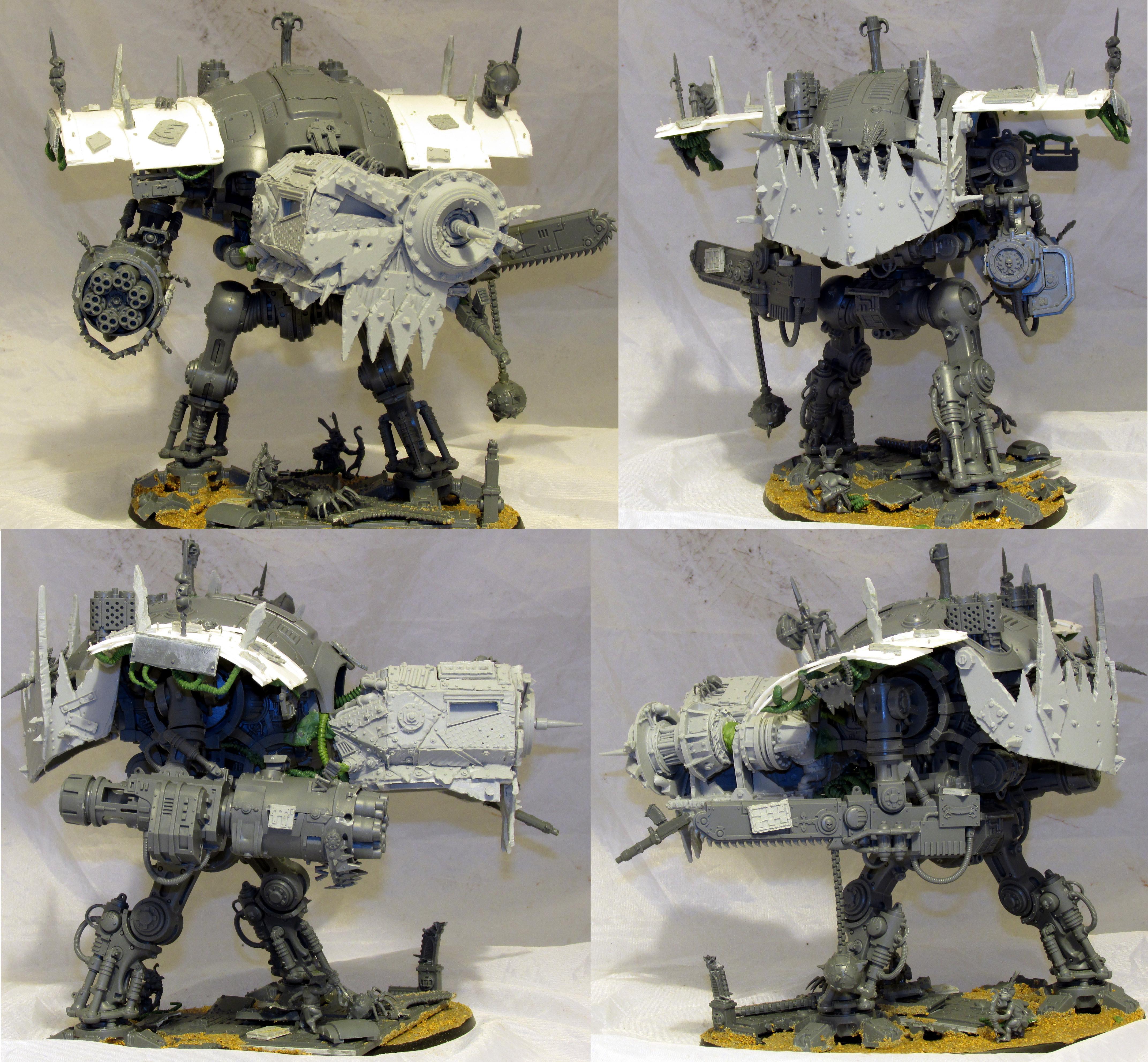 Gargant, Imperial, Knight Abuse, Knights, Orks, Stompa, Titan