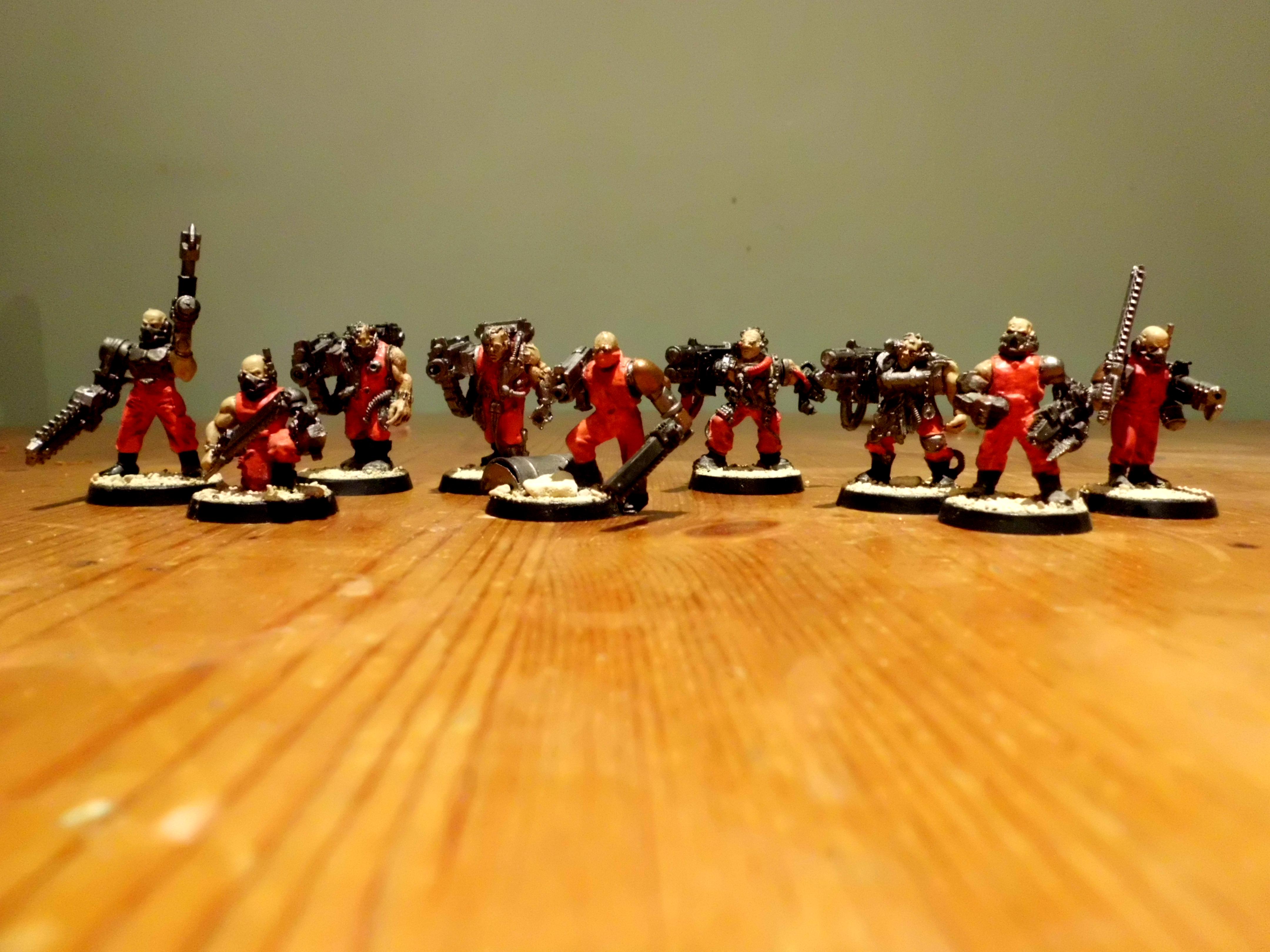 30k, Heavy Bolter Servitor, Heavy Weapon Servitors, Mechanicum, Mechanicum Servitors, Multi-melta Servitor, Servitors, Taghmata