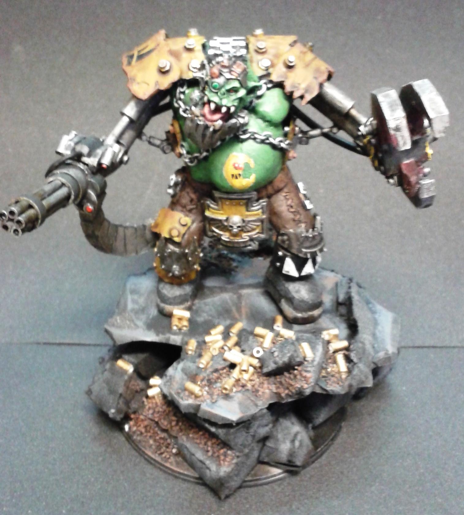 Bad Moons, Boss, Conversion, Max Mini Heads, Maxmini, Orks, Scratch Build, Waaagh, Warboss