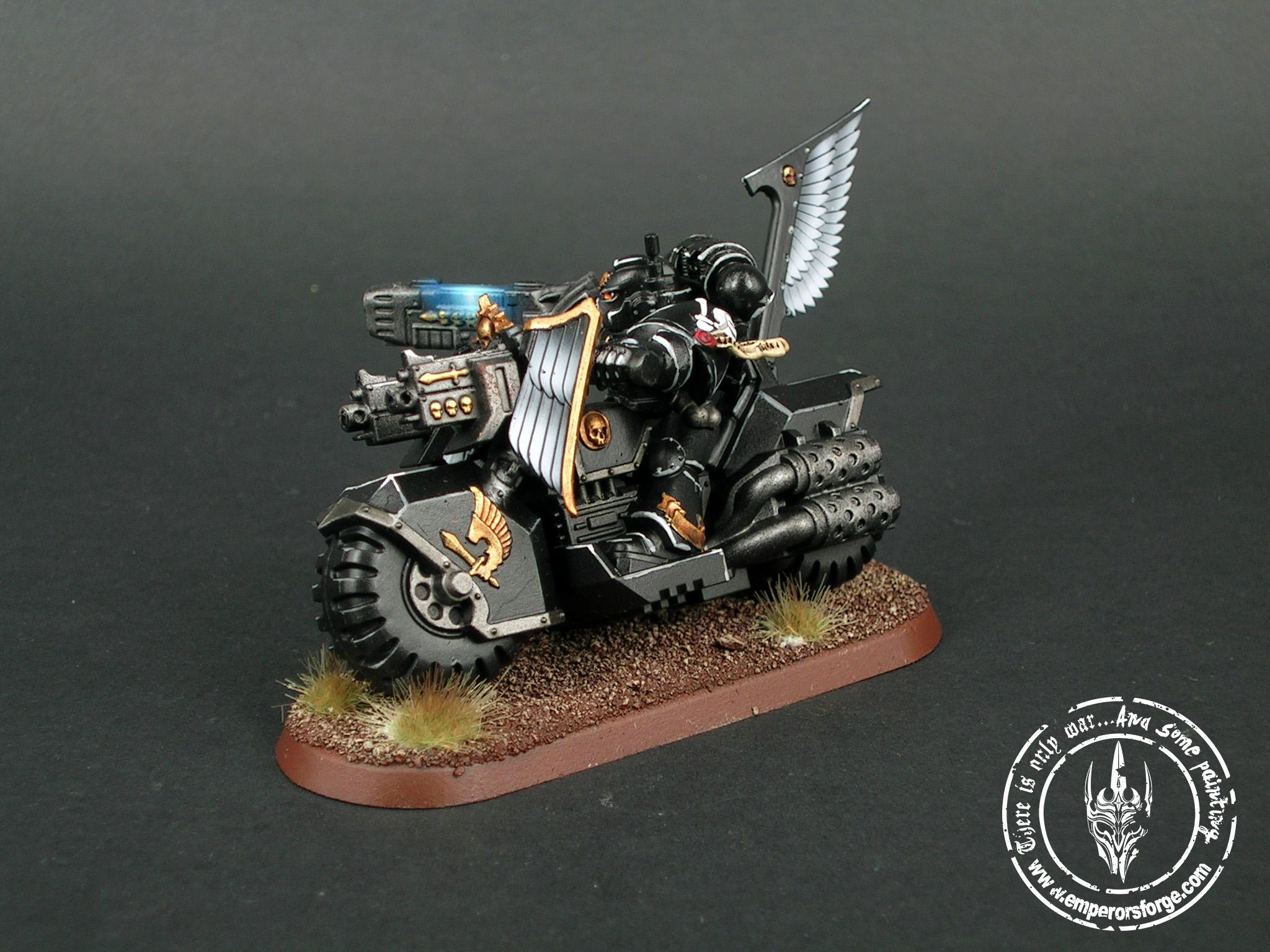 Dark Angels, Dark Vengeance, Painted, Ravenwing Bike Squadron