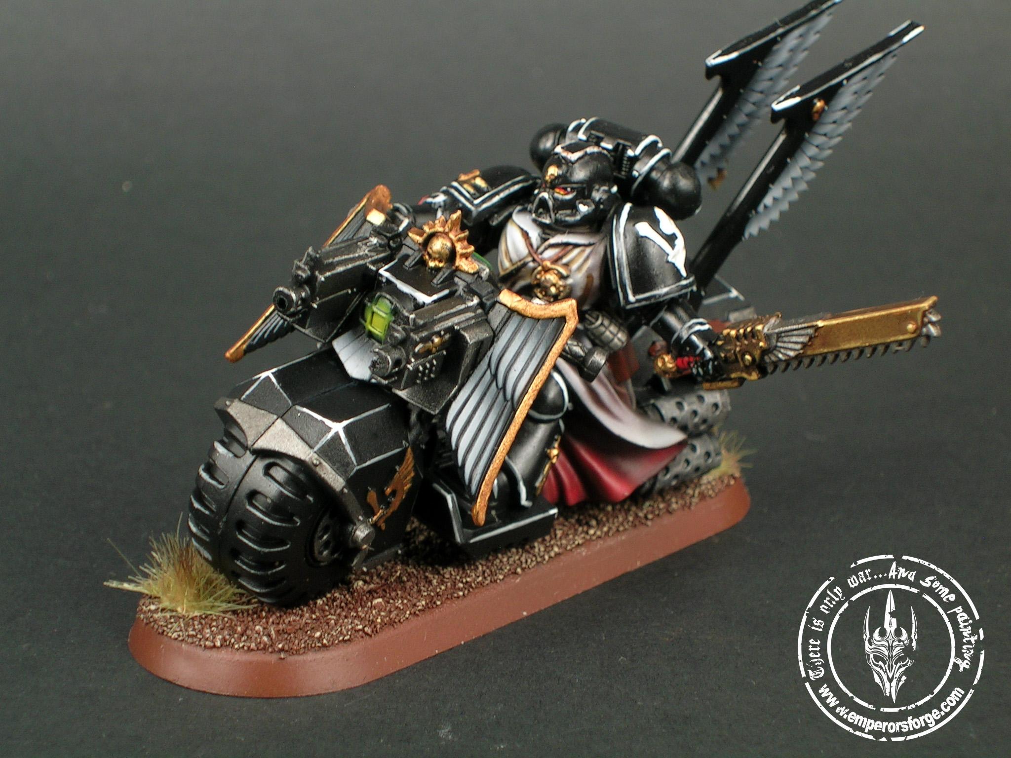 Dark Angels, Dark Vengeance, Painted, Ravenwing Bike Squadron