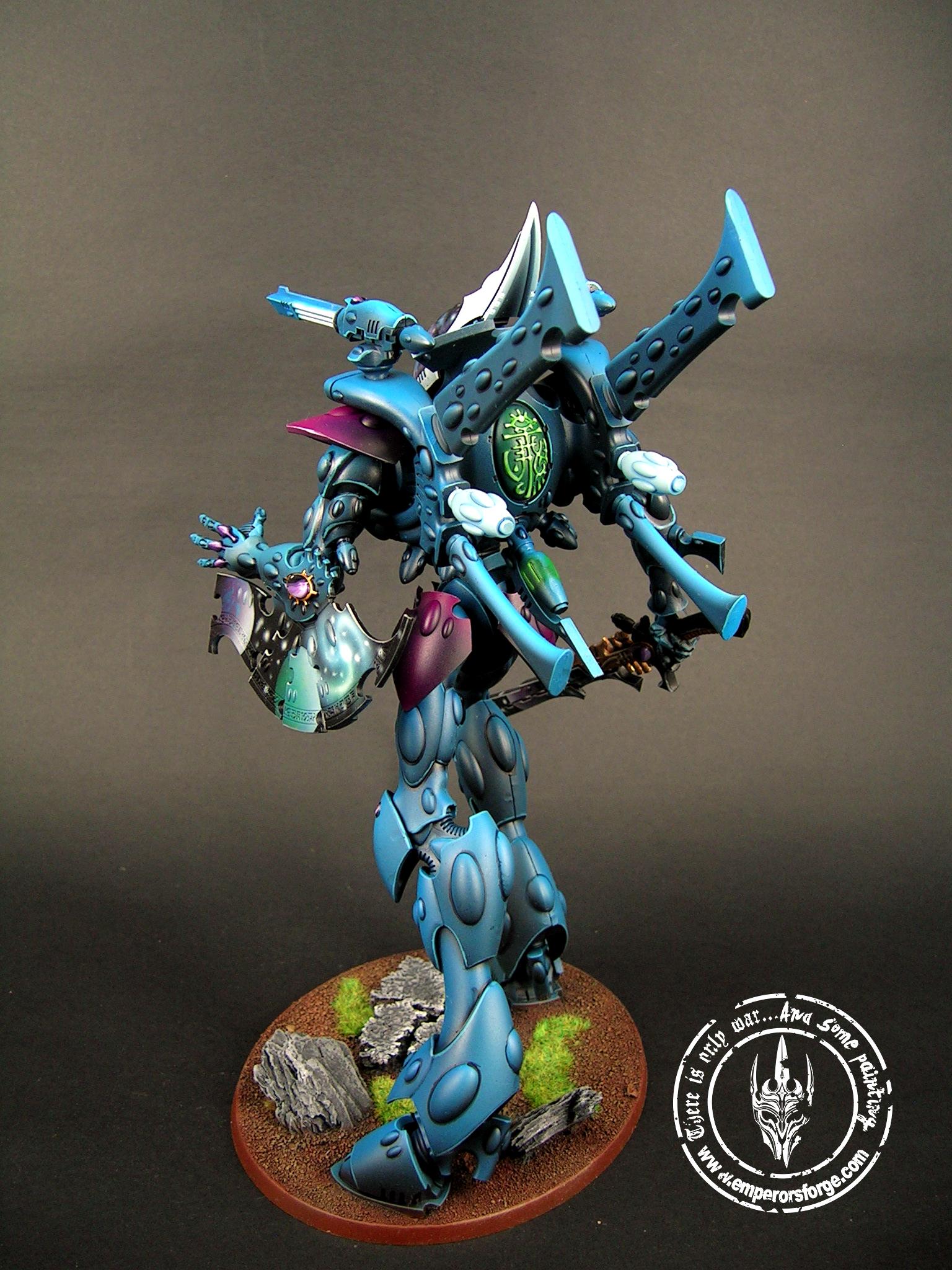 Blue, Cosmos, Eldar, Space, Wraithknight